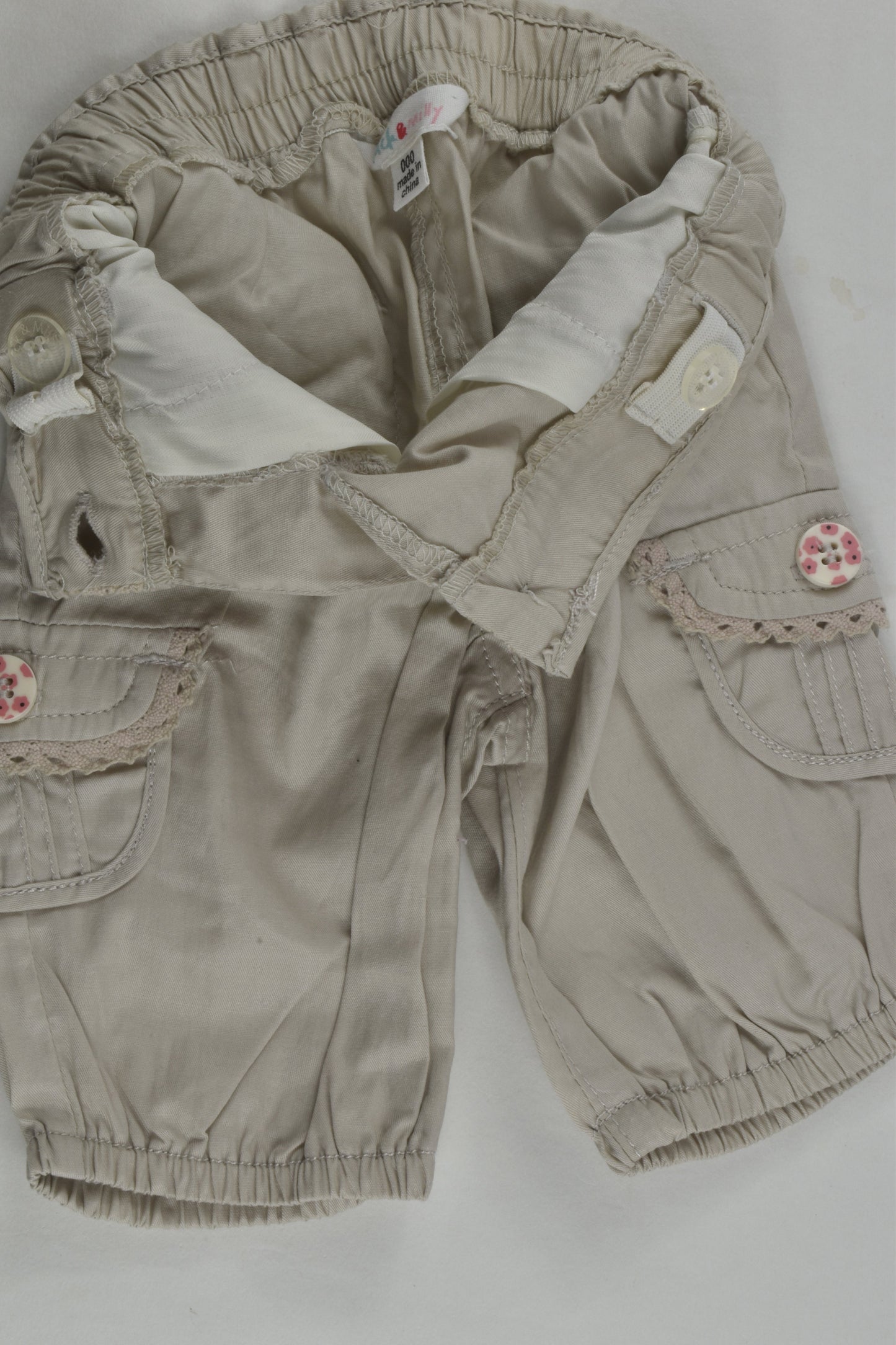 Jack & Milly Size 000 Pants