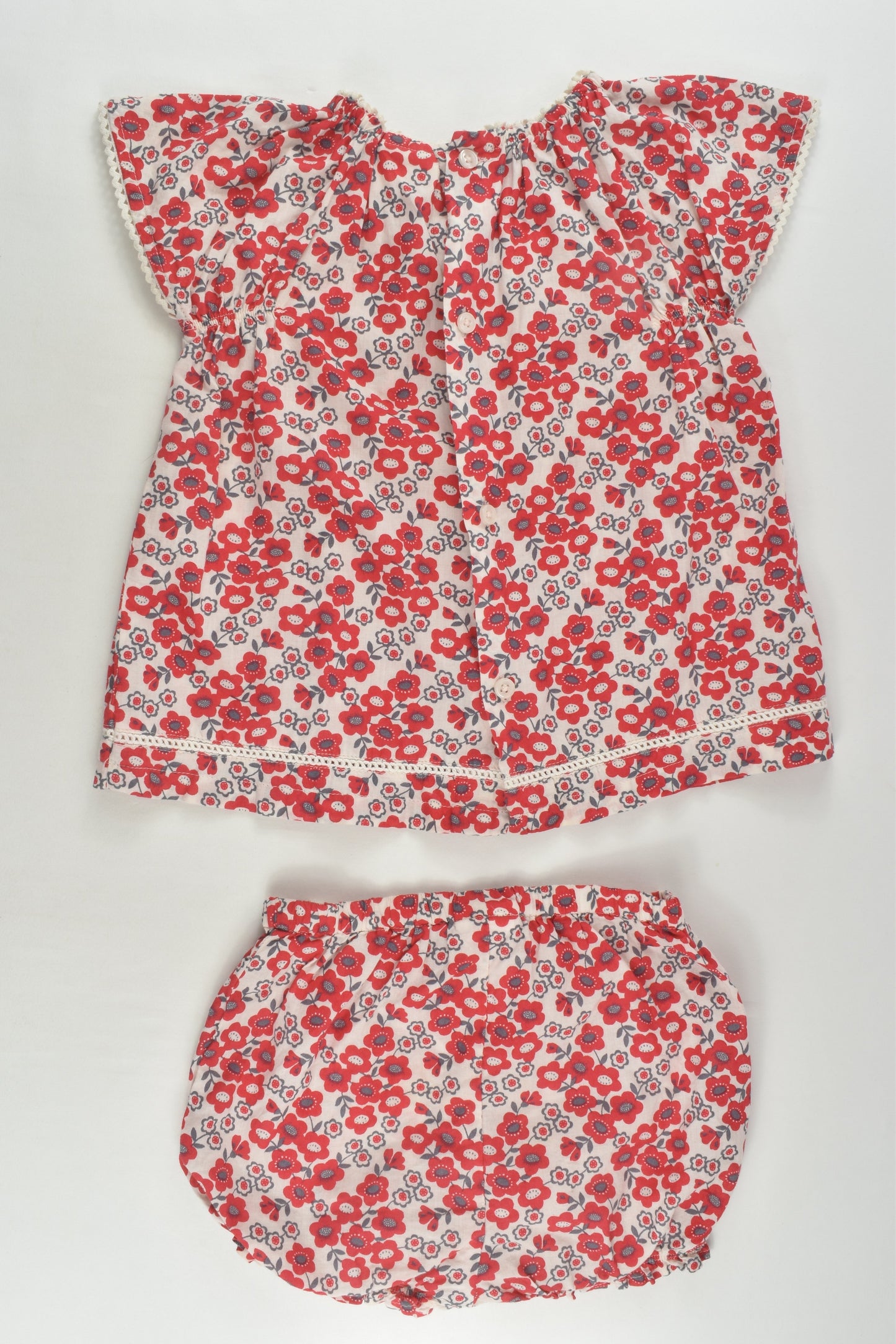 Jack & Milly Size 1 Floral Outfit