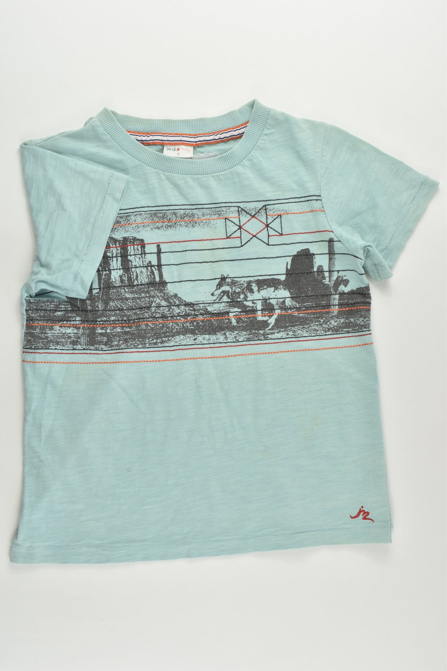 Jack & Milly Size 7 'Aztec' T-shirt