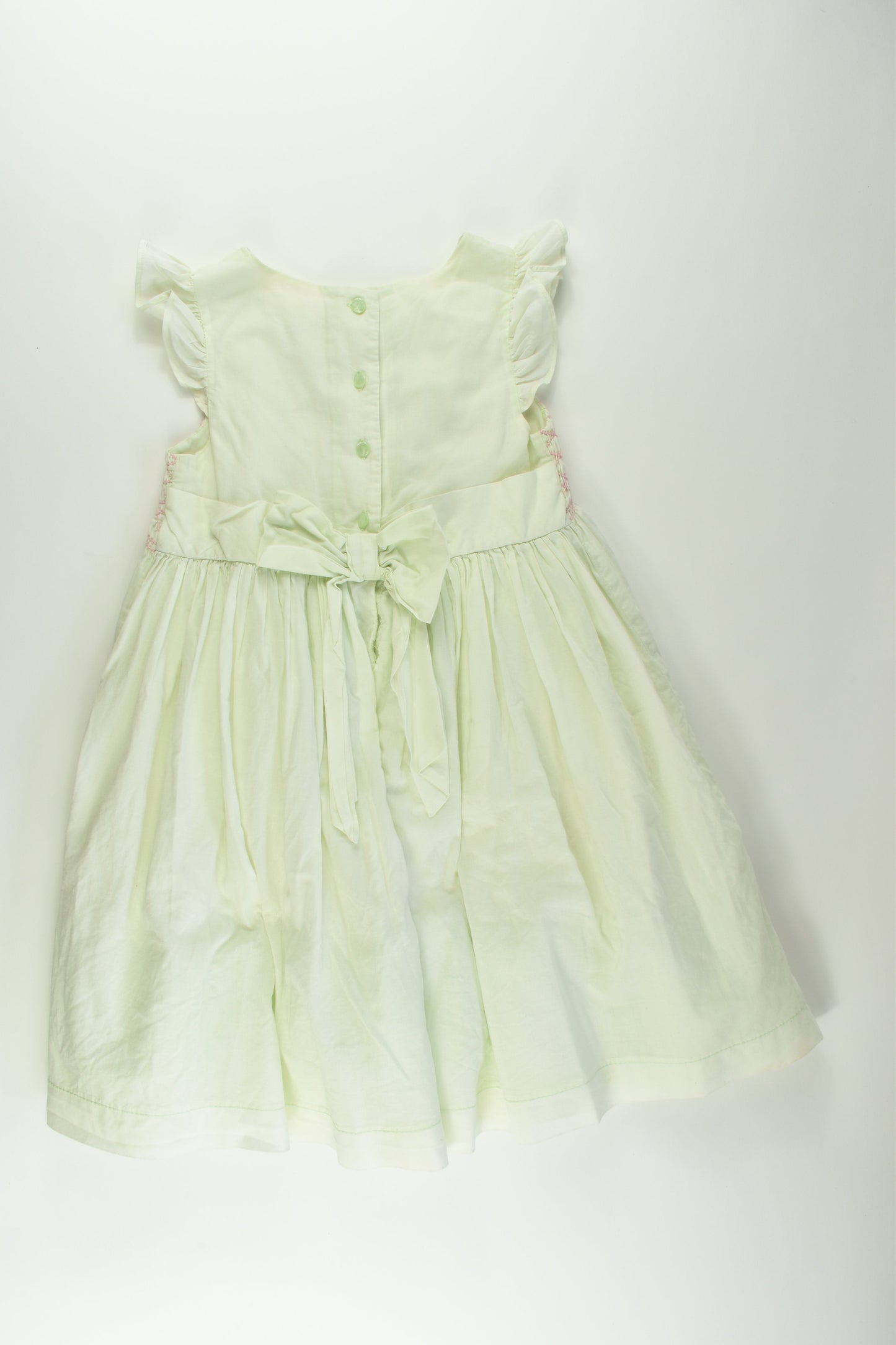 Janie and Jack Size 4 Lined Smocked Dress