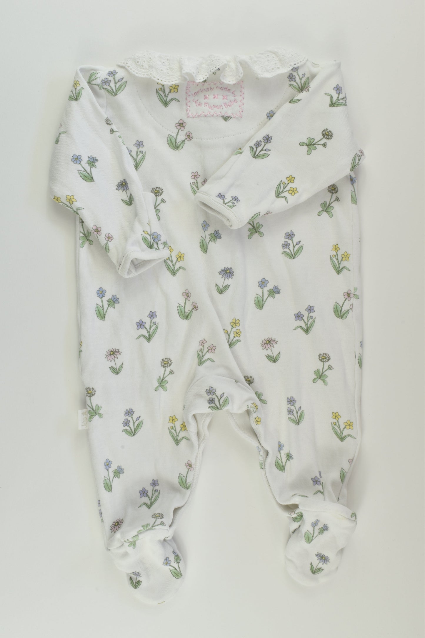 JoJo Maman Bébé Size 000 Floral Romper