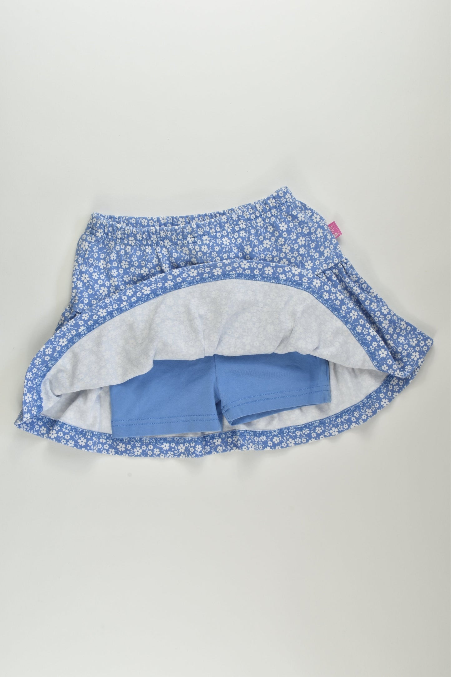 JoJo Maman Bébé Size 2-3 Floral Skirt with Shorts Underneath