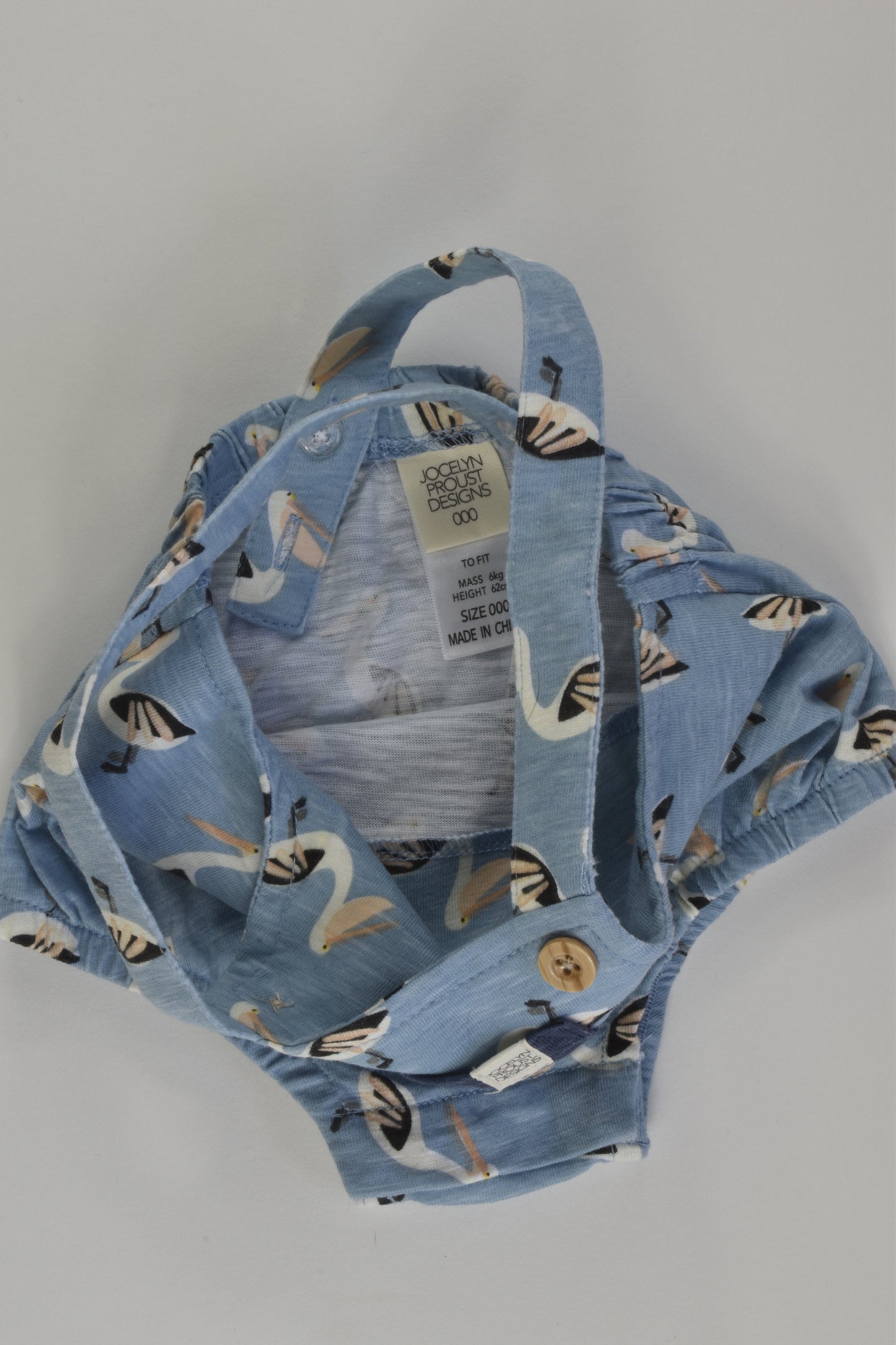 Jocelyn Proust Designs Size 000 Romper