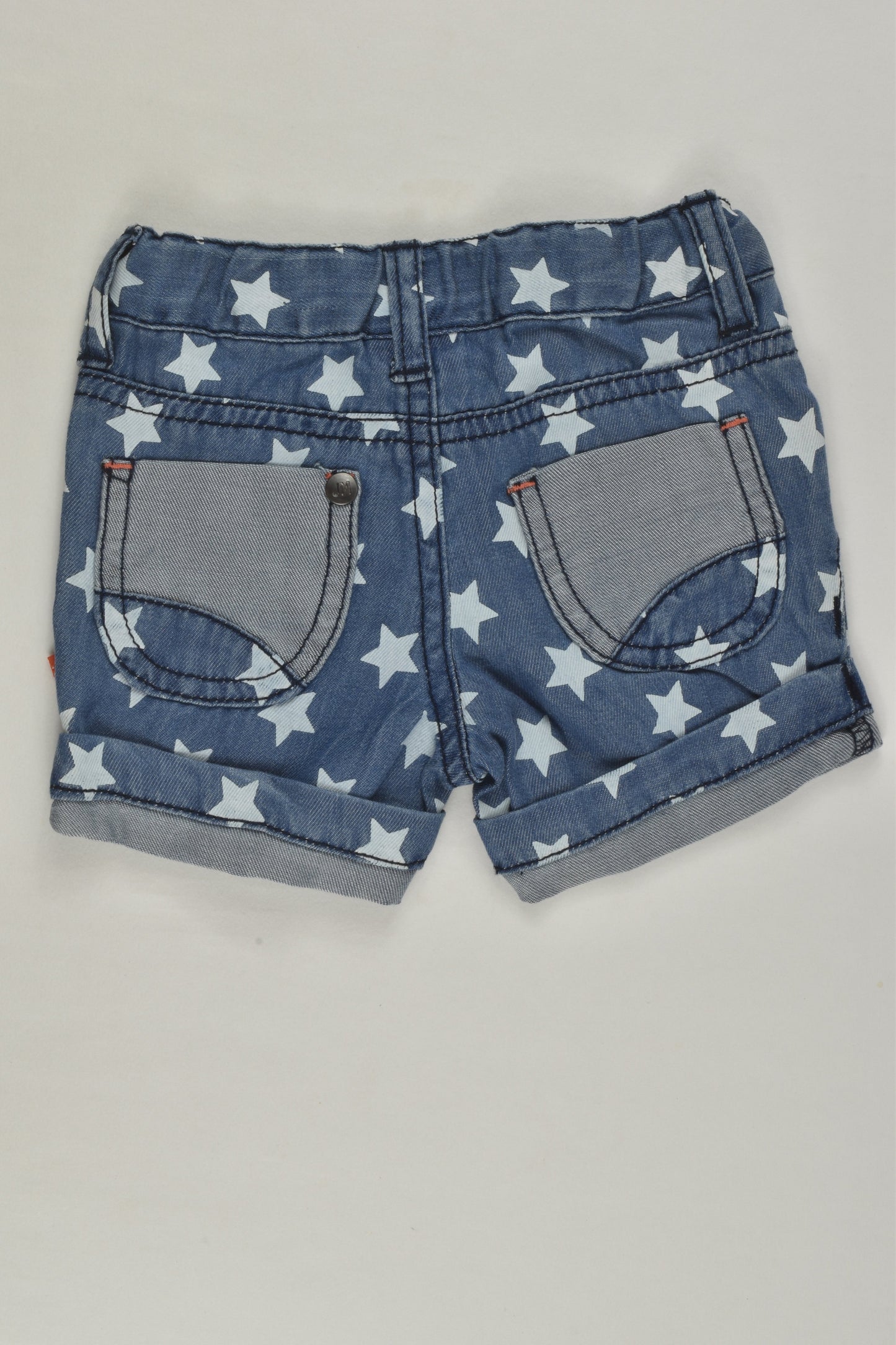 Jsack & Milly Size 000 Stars Denim Shorts