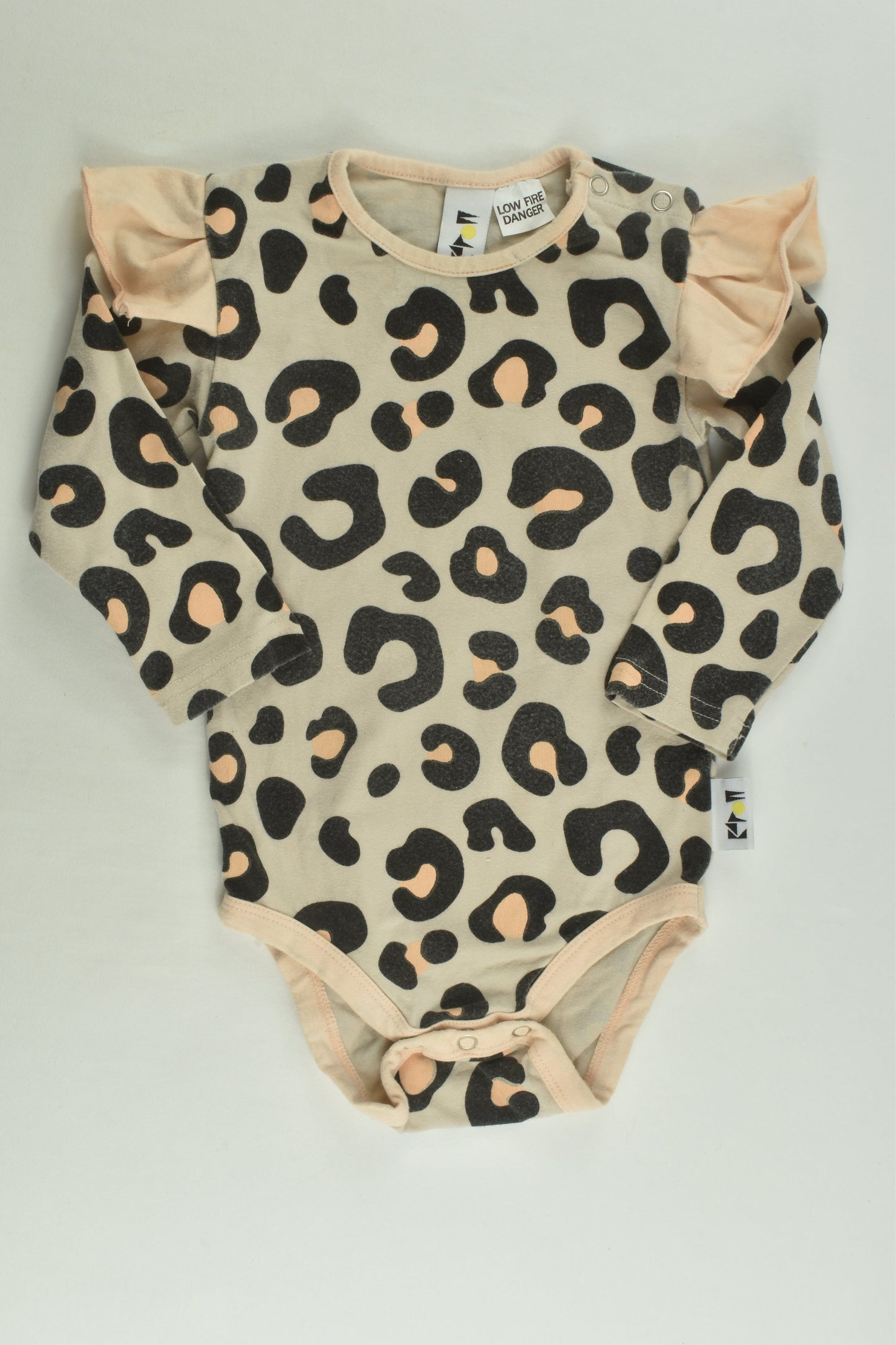 KaPow Kids Size 0 Leopard Print Bodysuit