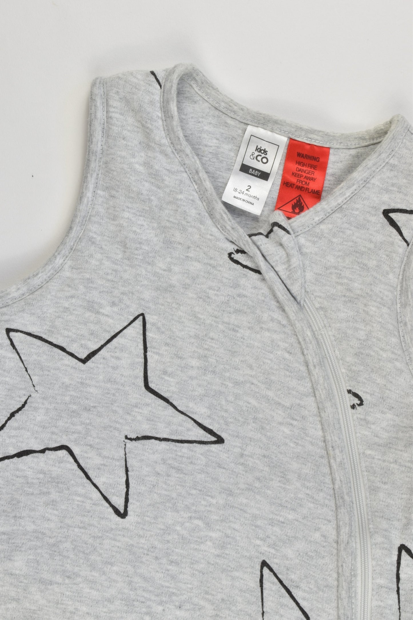 Kids & Co Size 1-2 Stars Approx 1.5 TOG Sleeping Bag