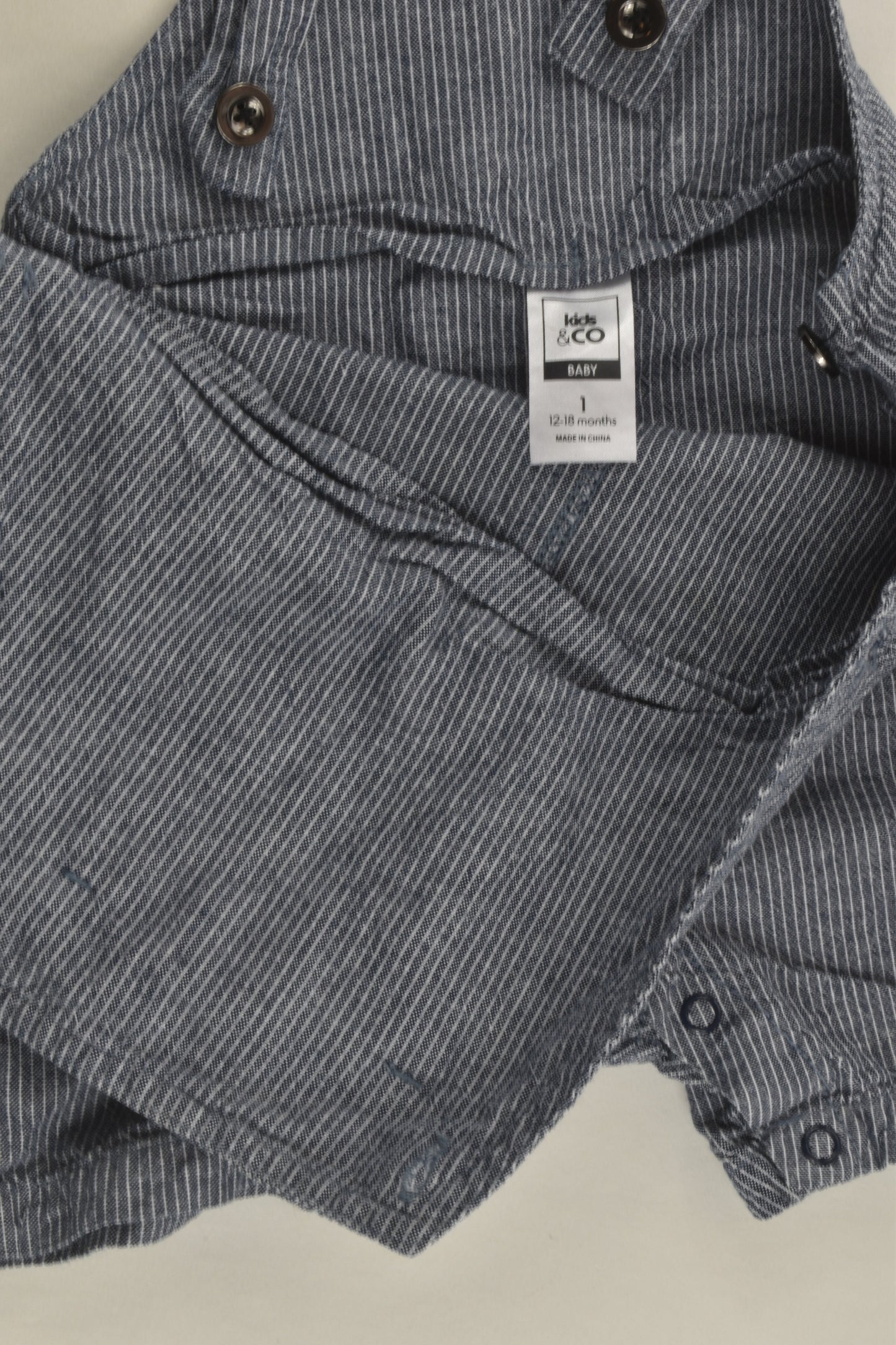 Kids & Co Size 1 Short Overalld