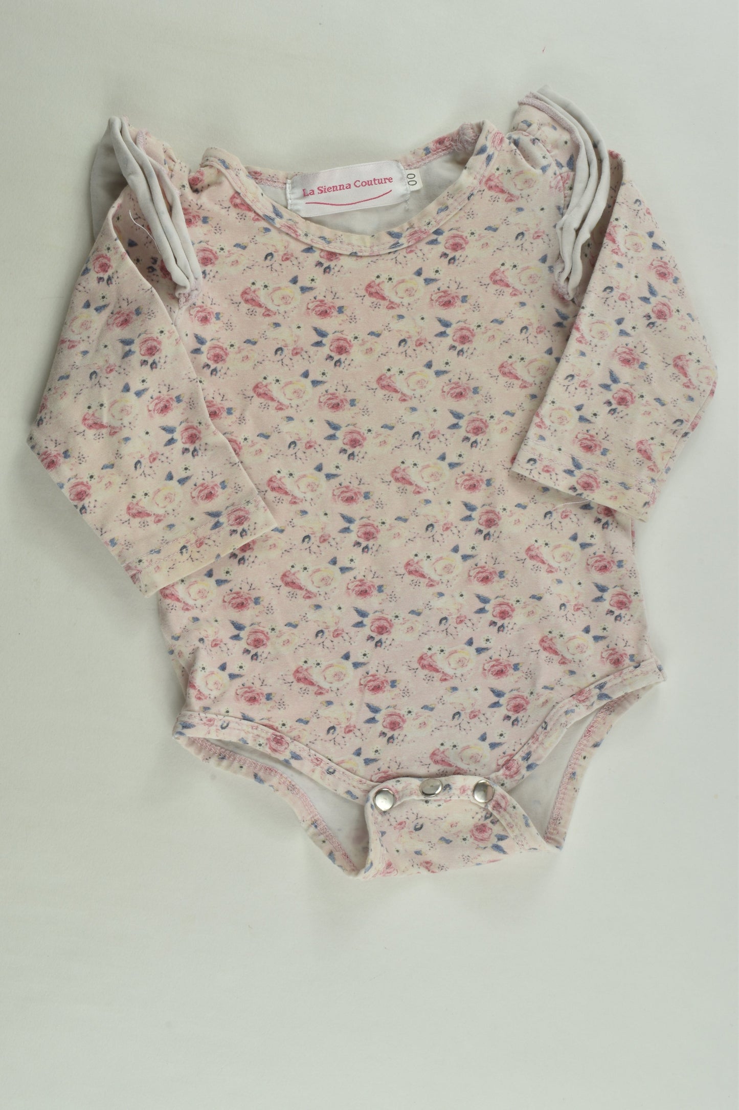 La Sienna Couture Size 00 Floral Bodysuit