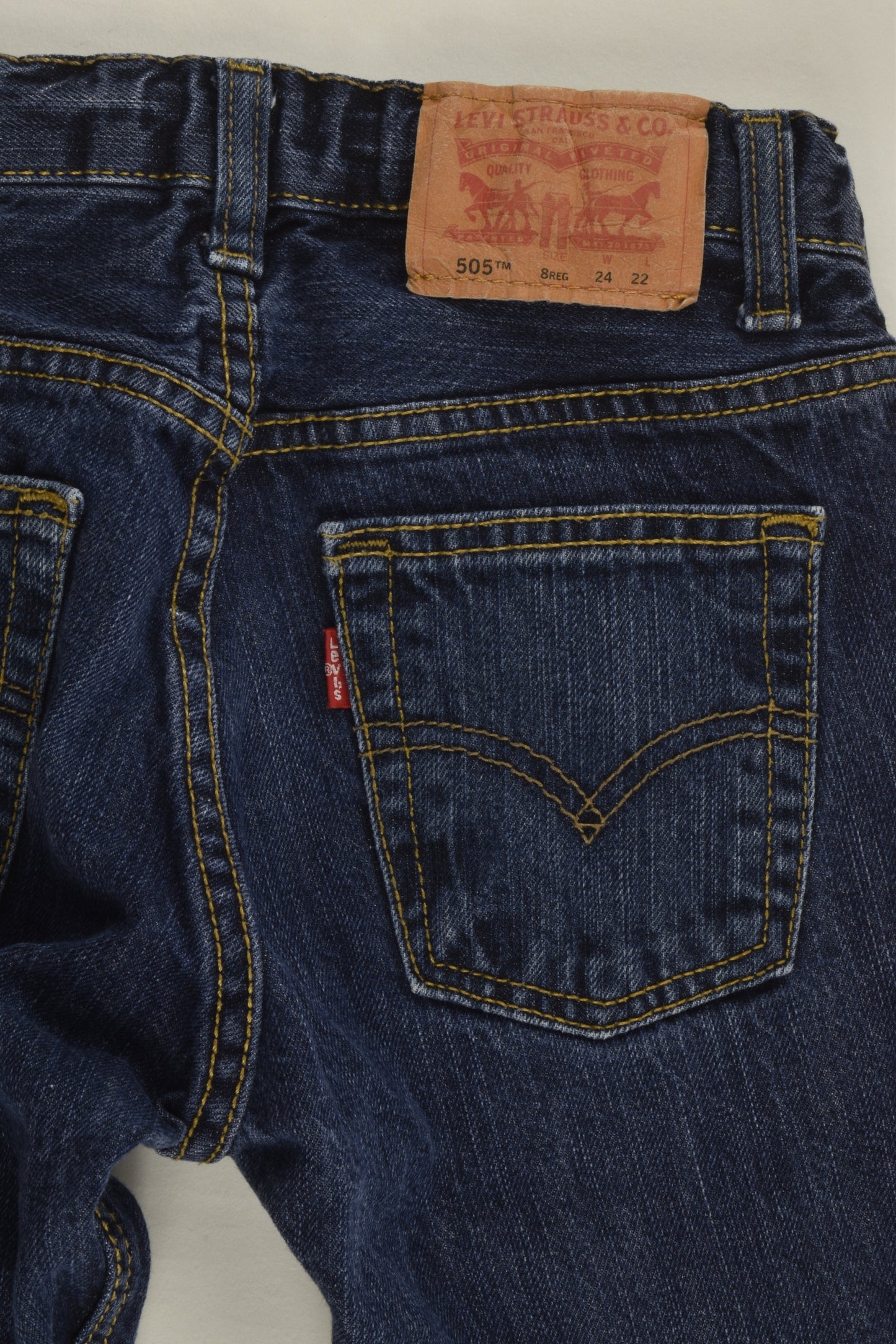 Levi's Size 8 Regular Fit Denim Pants
