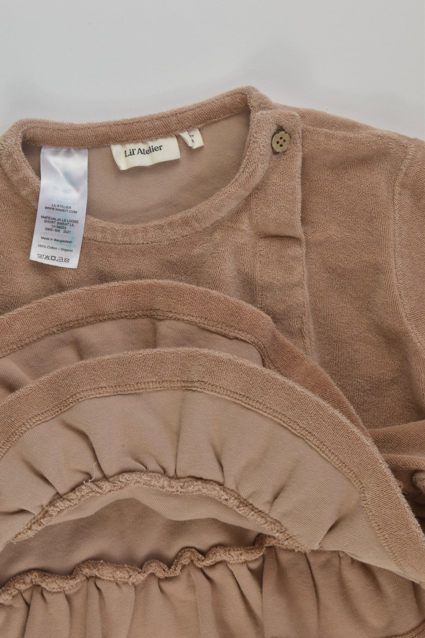 Lil' Atelier Size 2-3 Terry Sweater