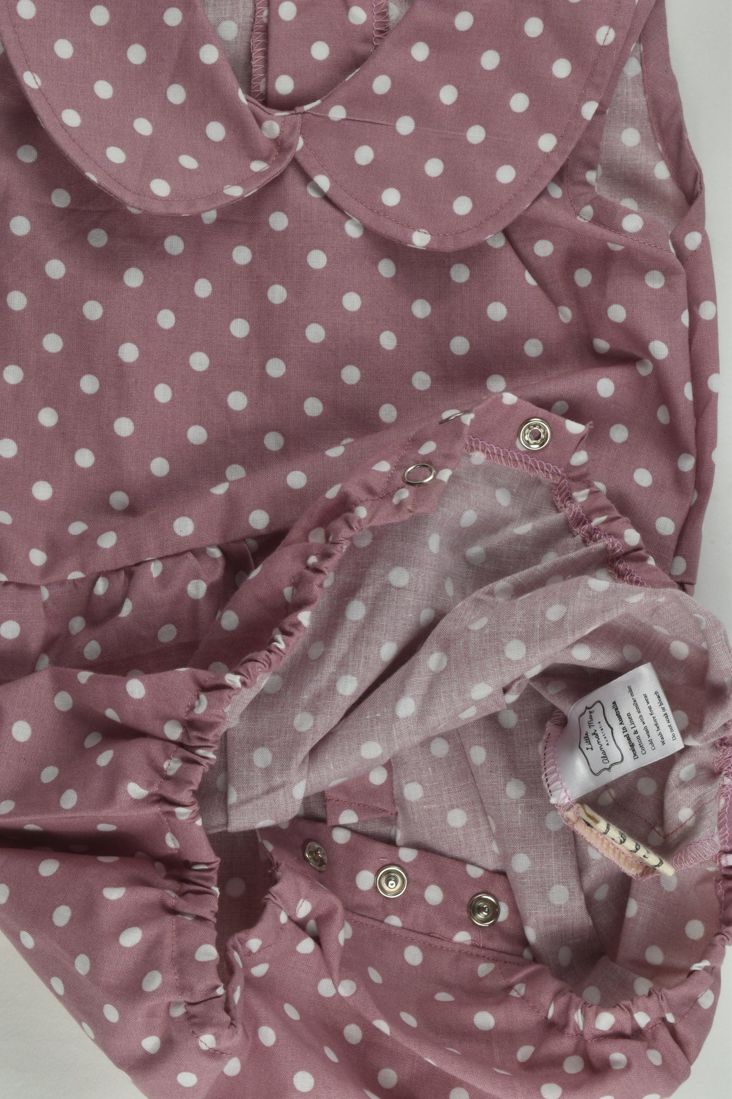 Little Alannah May Size 0 Polka Dots Romper
