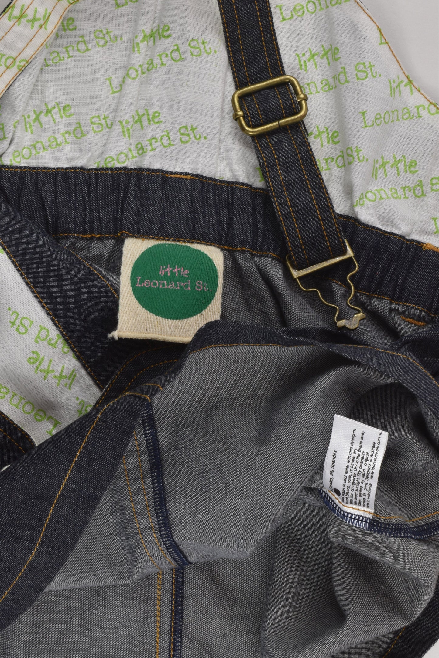 Little Leonard Street Size approx 8 Denim Dress