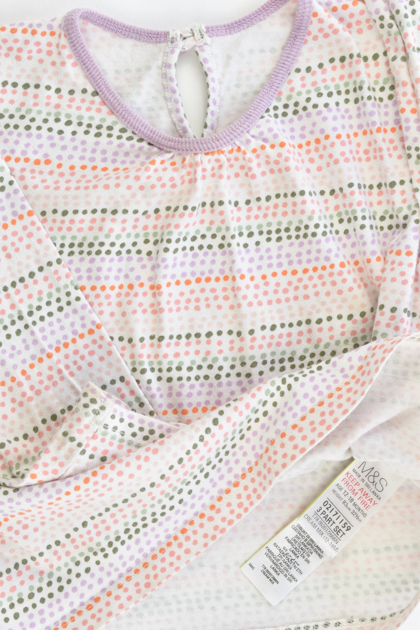 M&S Size 12-18 months Top