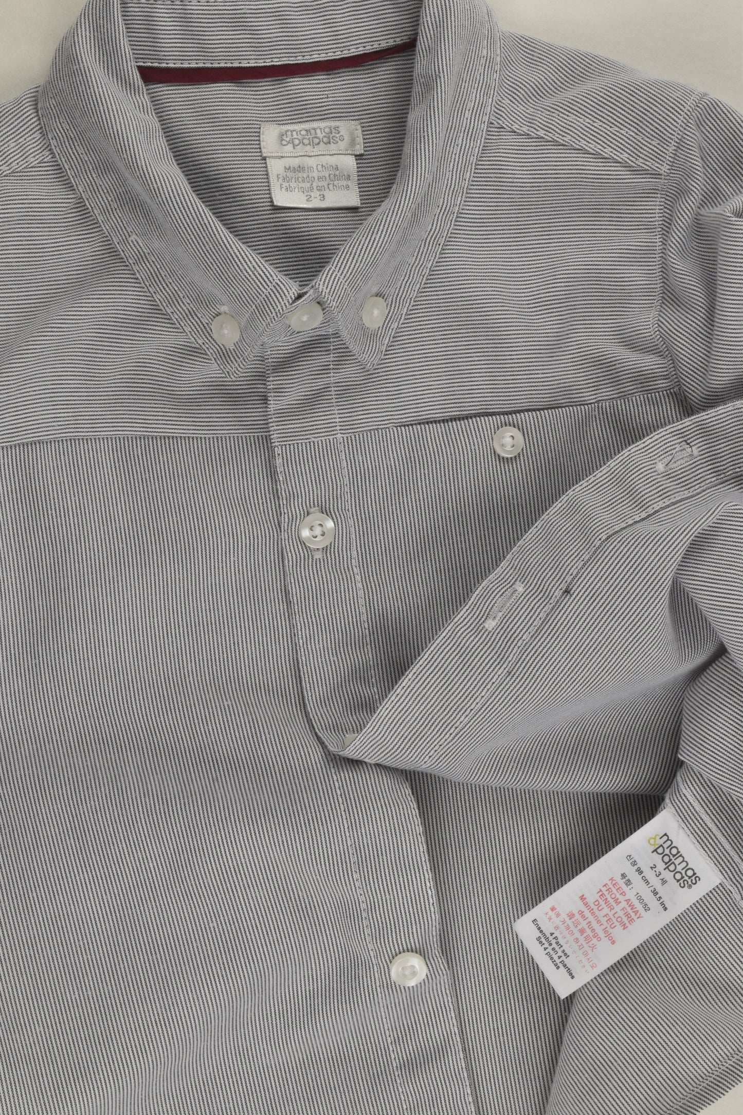 Mamas & Papas Size 2-3 Shirt