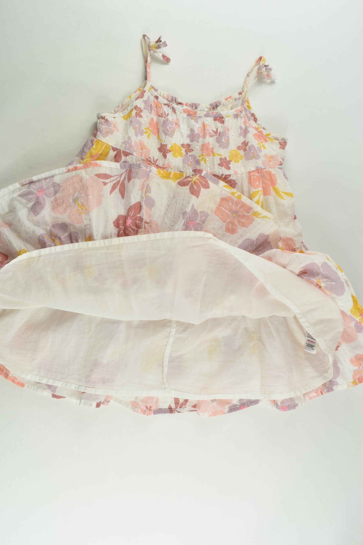 Marks & Spencer Size 5-6 Lined Floral Dress