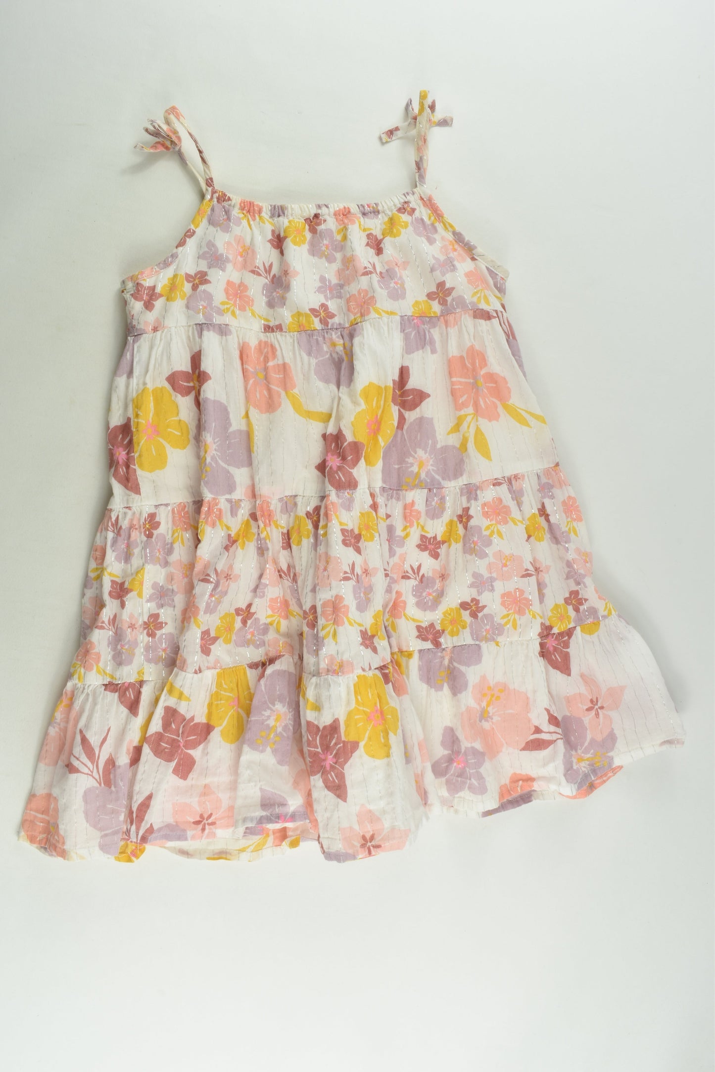 Marks & Spencer Size 5-6 Lined Floral Dress