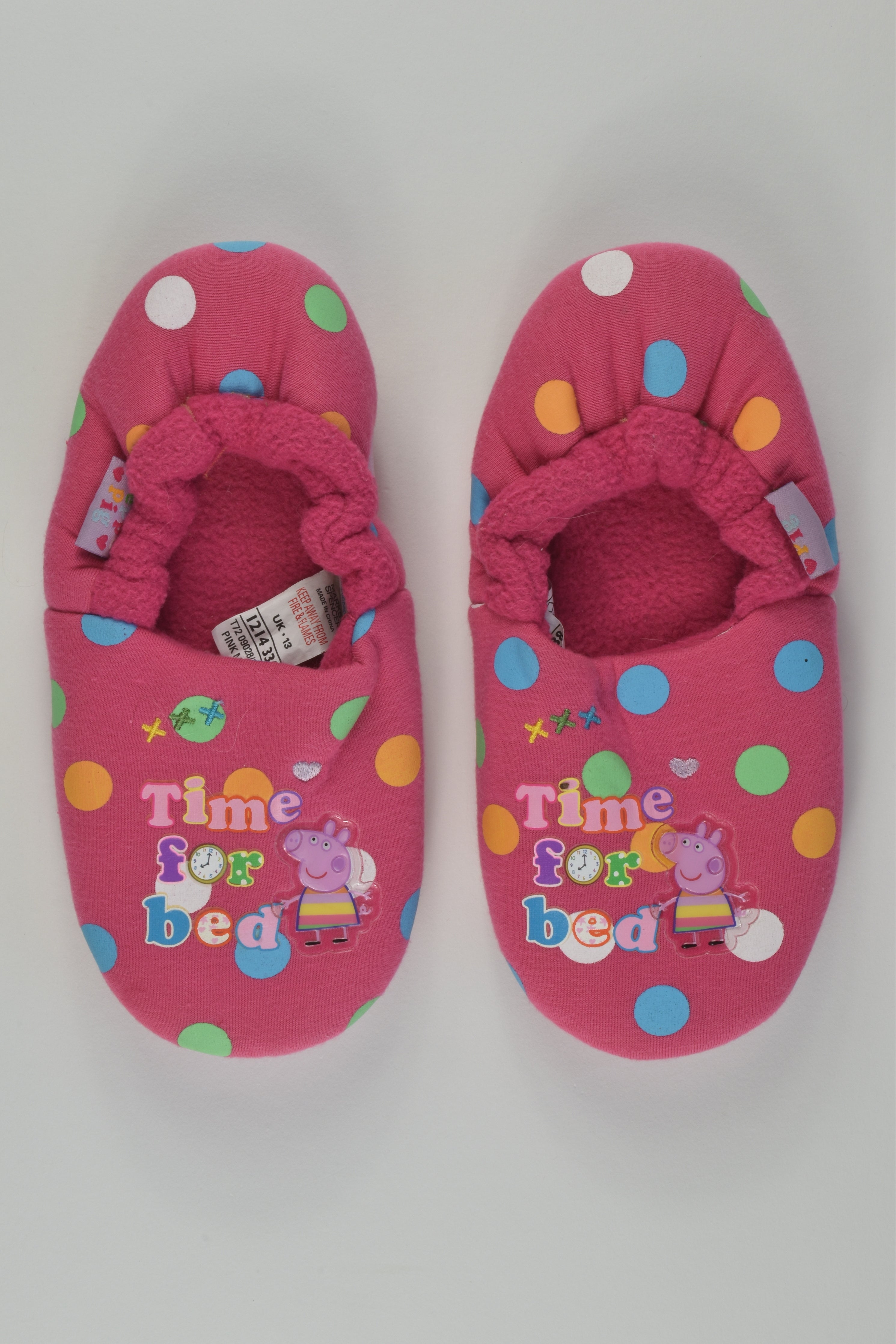 George pig discount slippers size 6