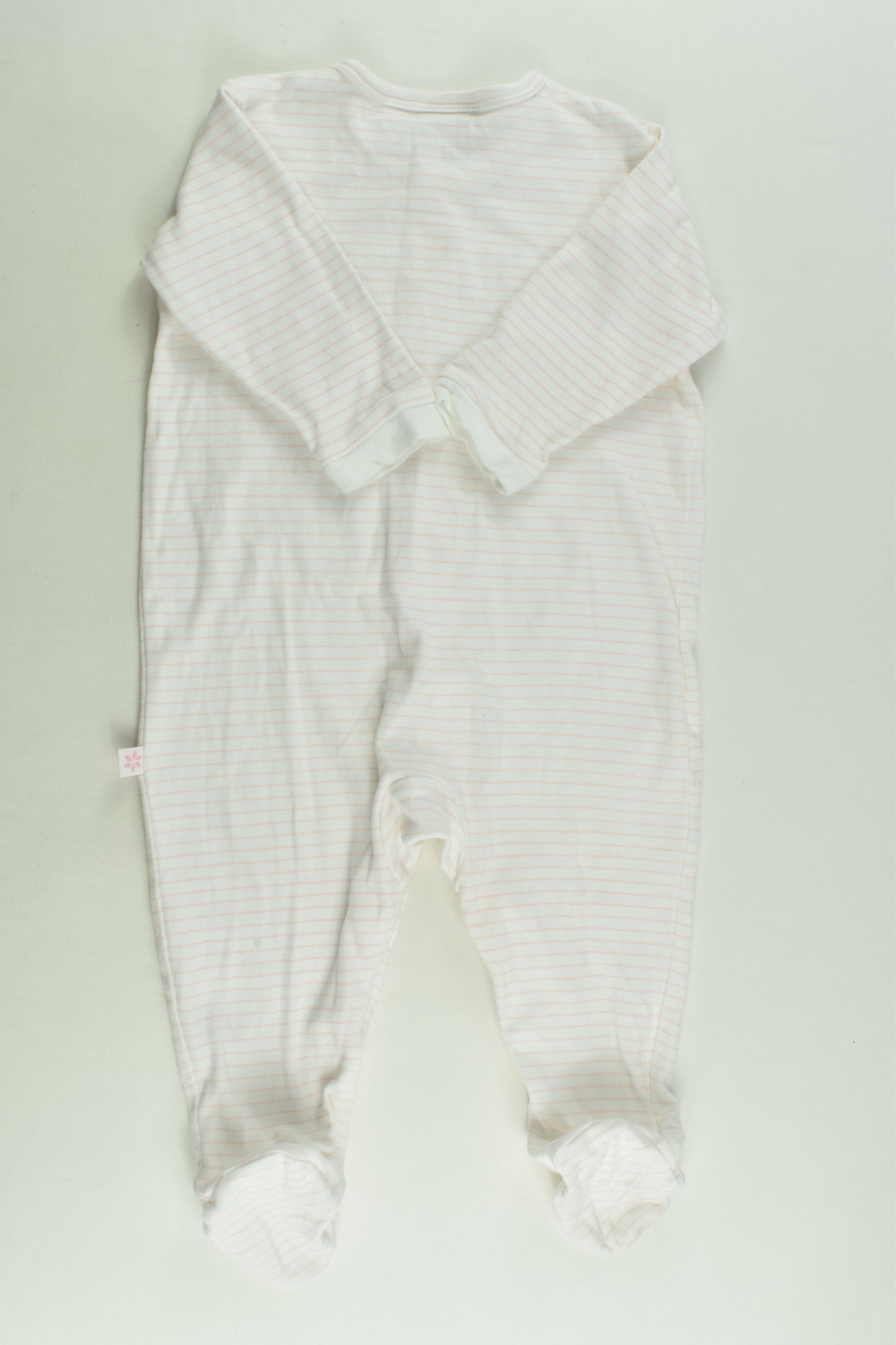 Marquise Size 0 Striped Footed Romper