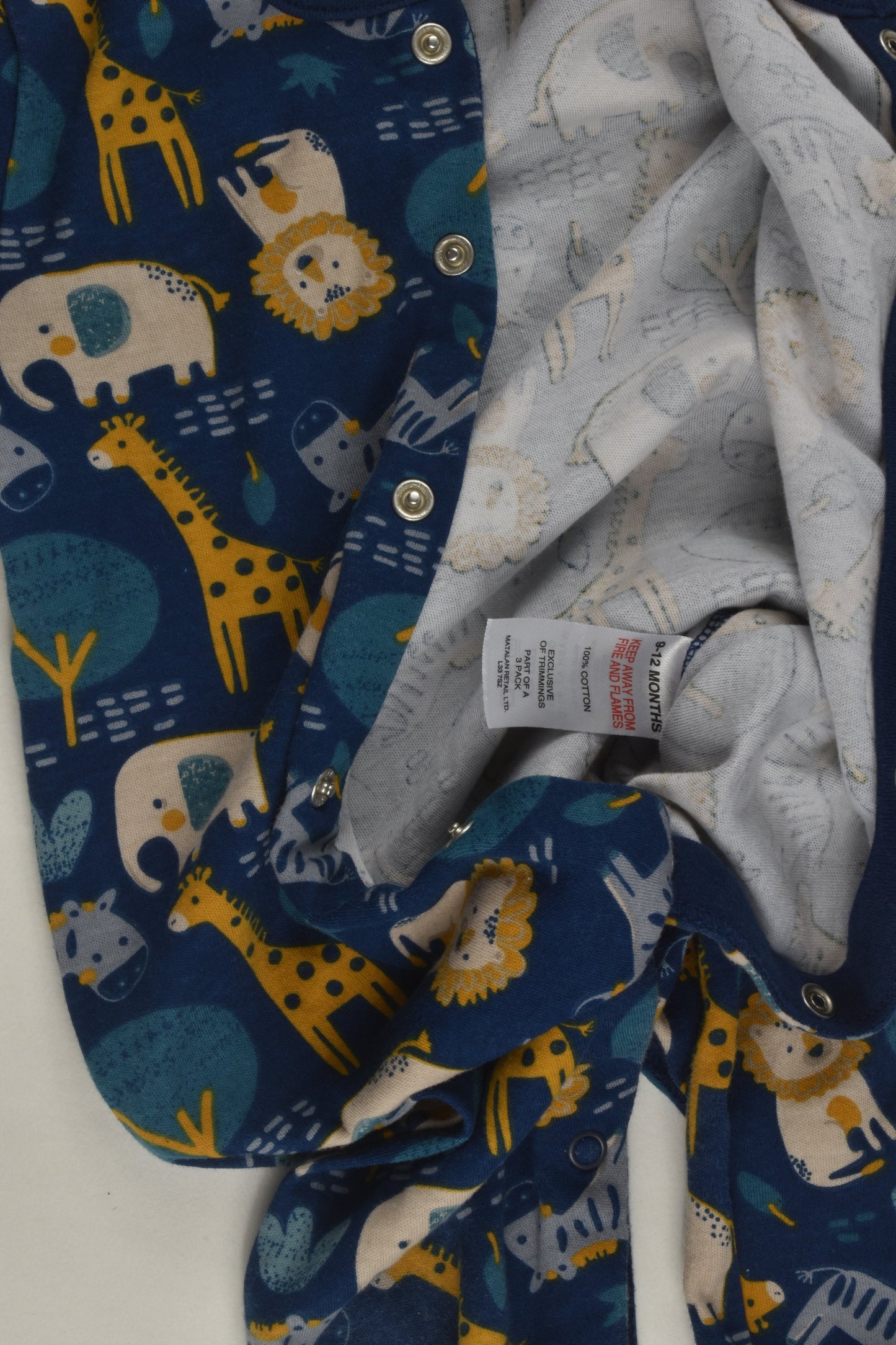 Matalan Size 0 Footed Romper