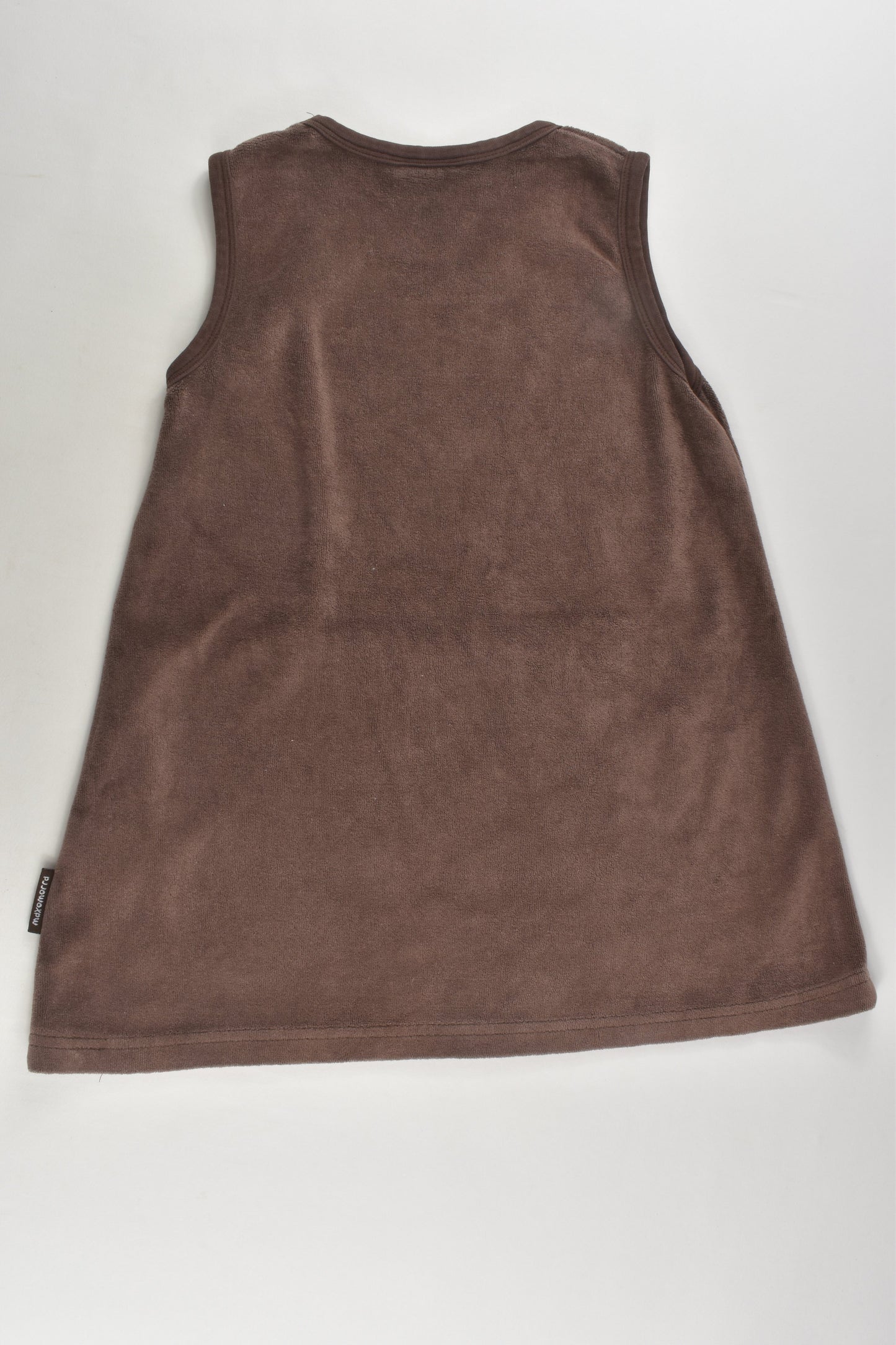 Maxomorra Size 5/6 (110/116 cm) Velour Dress