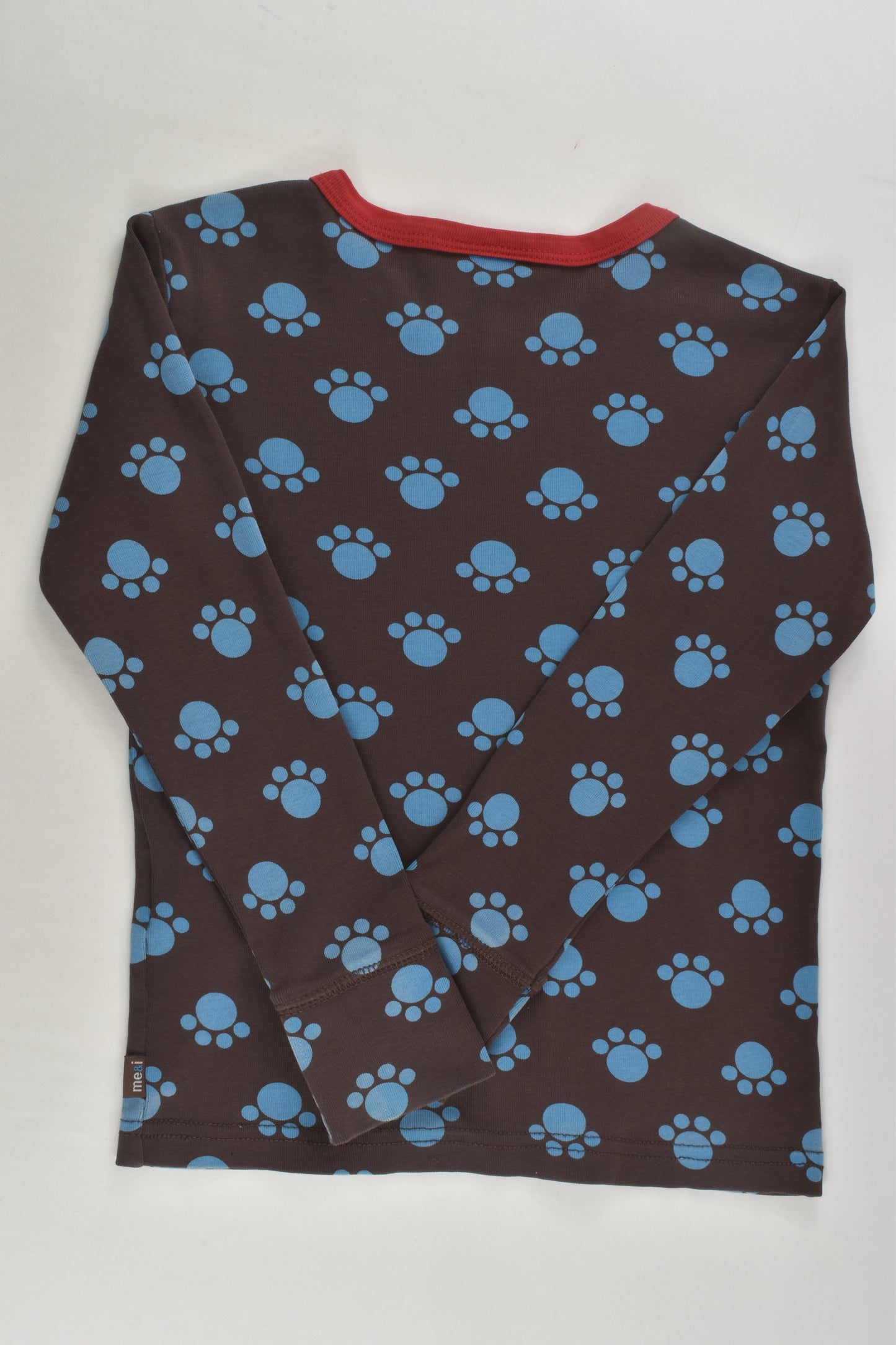 Me&i Size 5/6 (110/116 cm) Paw Prints Top