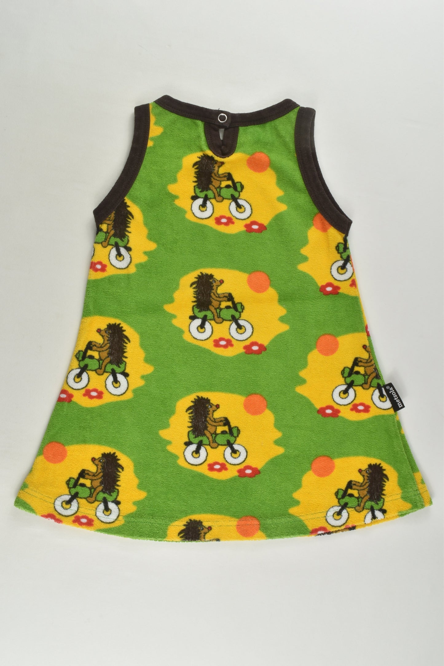 Metsola Size 0 (74/80 cm) Hedgehog Terry Dress