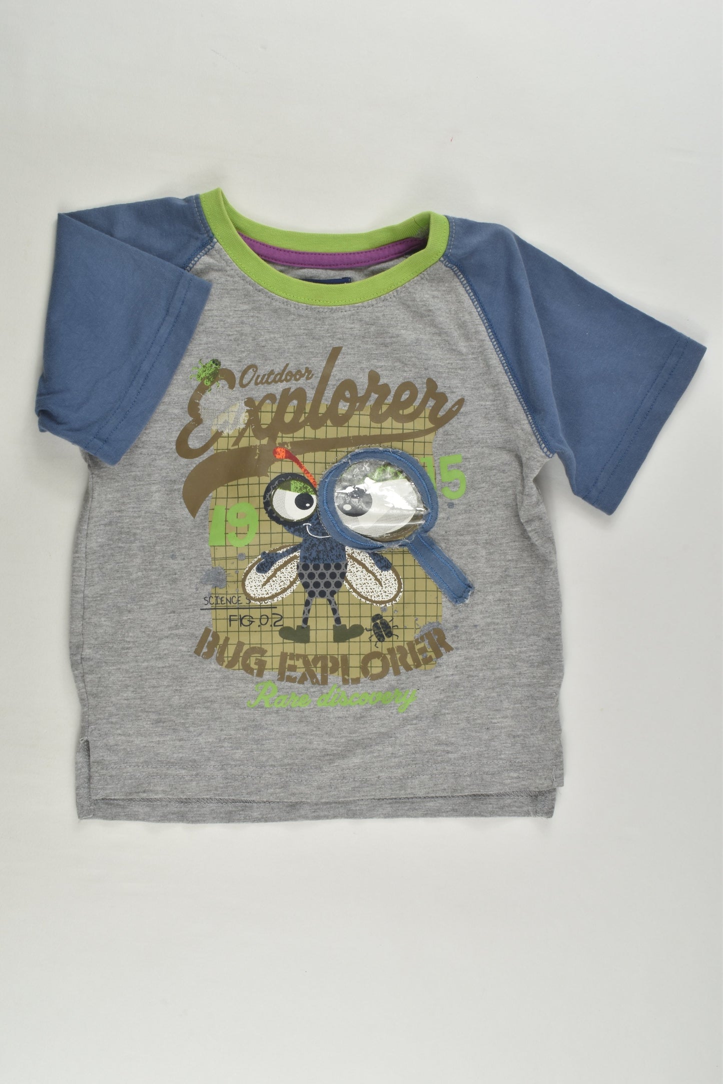 Minoti Size 1-2 (86/92 cm) 'Bug Explorer' T-shirt