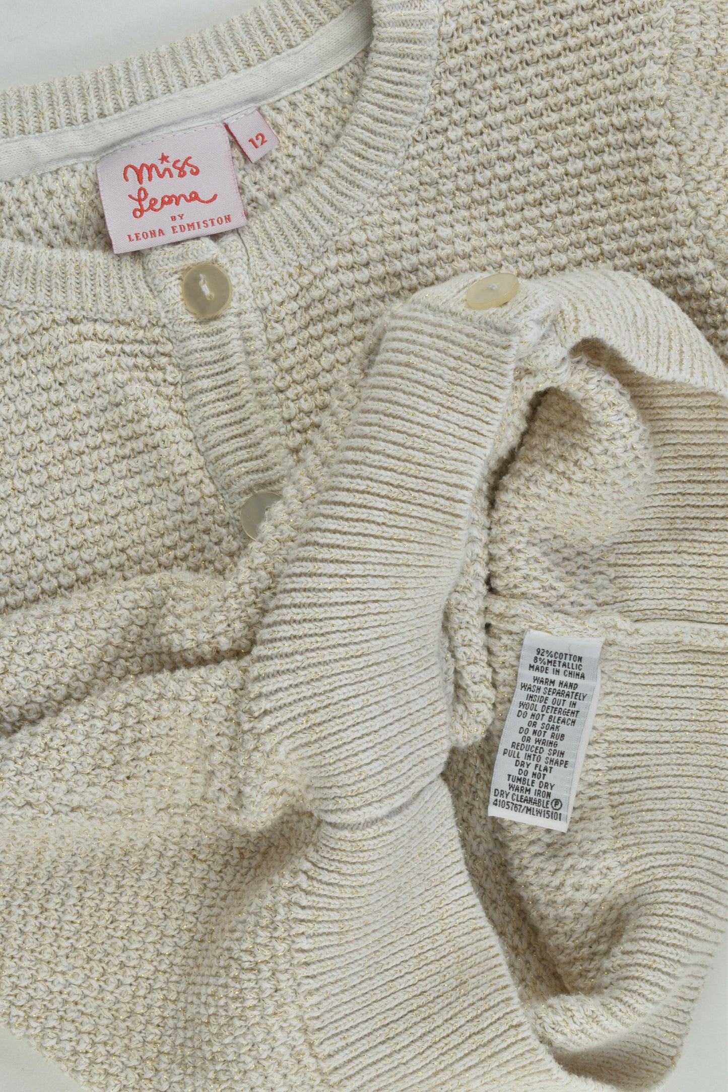 Miss Leona by Leona Edmiston Size 12 Knitted Cardigan