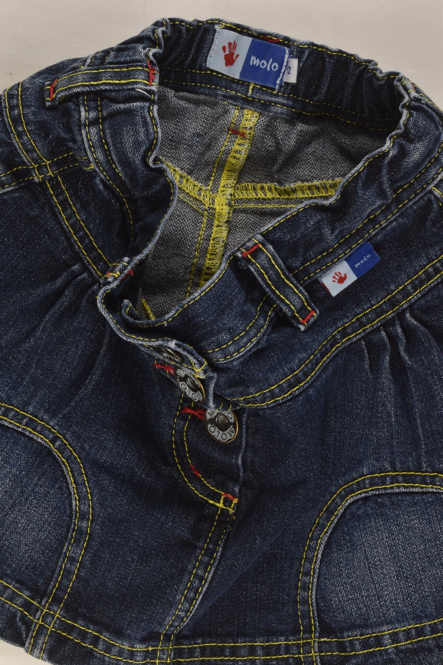 Molo Size 2 (92 cm) Denim Skirt