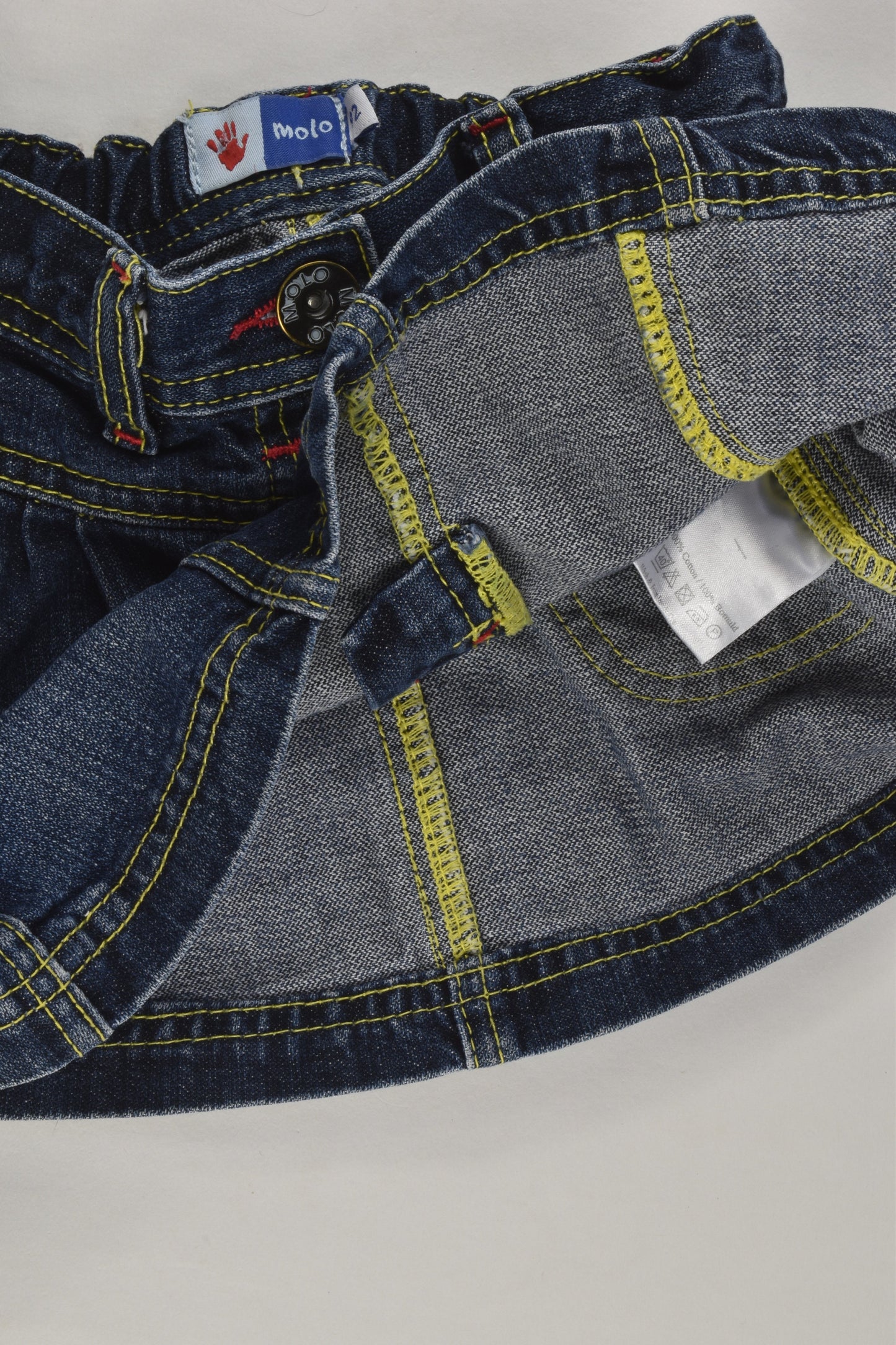 Molo Size 2 (92 cm) Denim Skirt