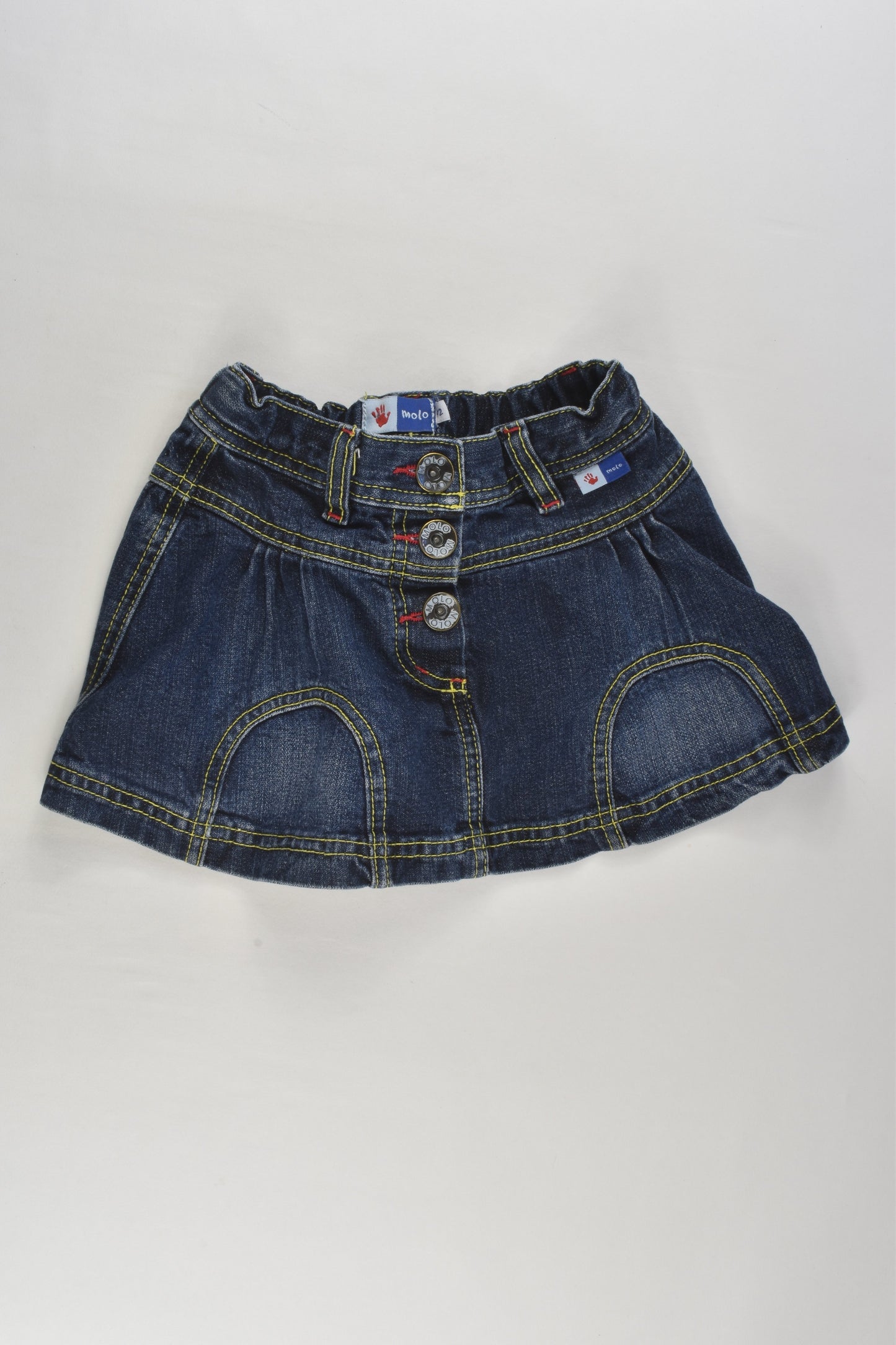 Molo Size 2 (92 cm) Denim Skirt
