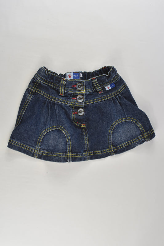 Molo Size 2 (92 cm) Denim Skirt