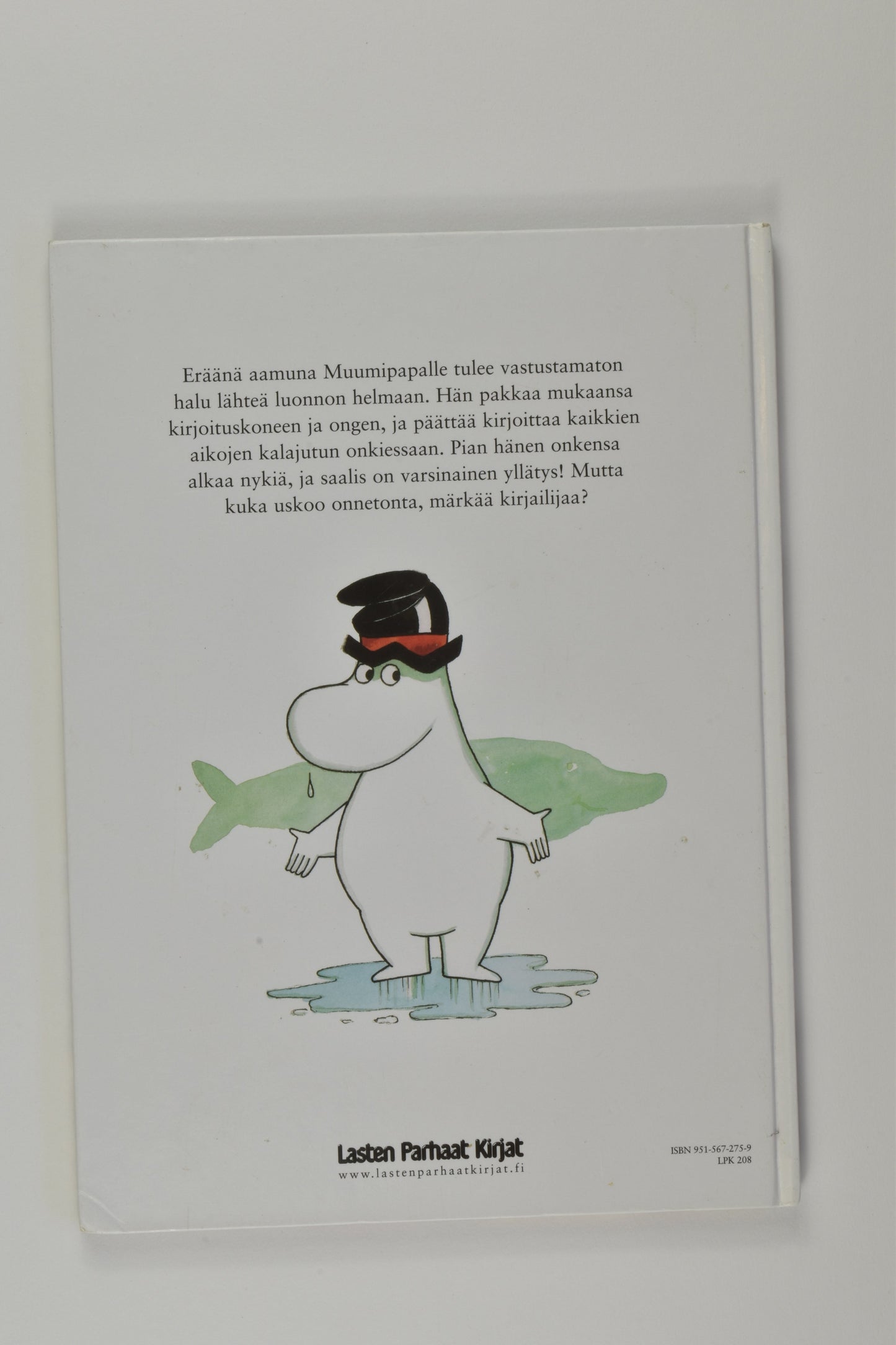 Moomin 'Muumi ja Uskomaton Kalareissu' Finnish Book