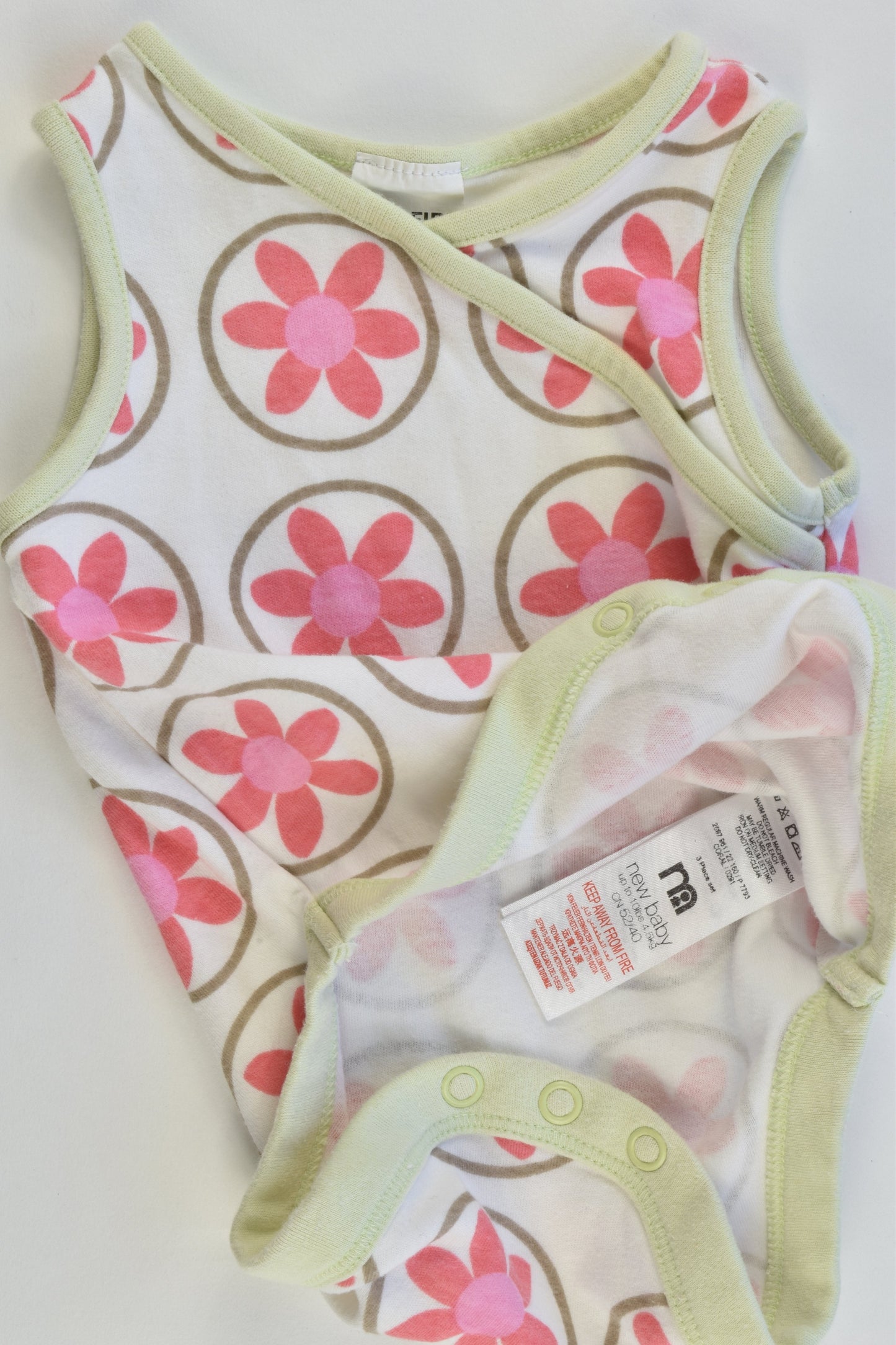Mother Care Size New Baby (Up to 4.5 kg) Bodysuit