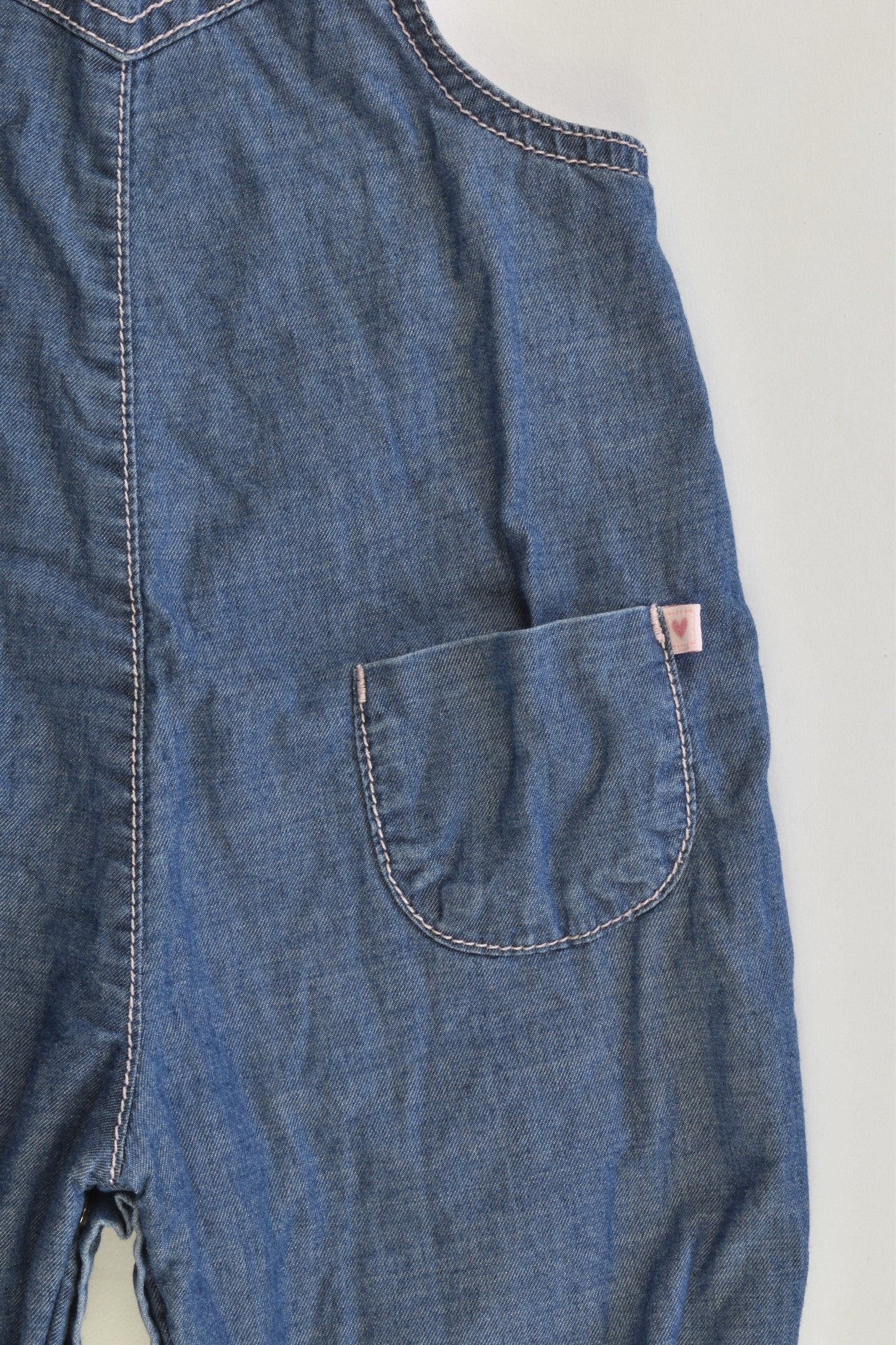 Mothercare Size 0-3 months (Up to 6.5 kg) Lined Denim Overalls