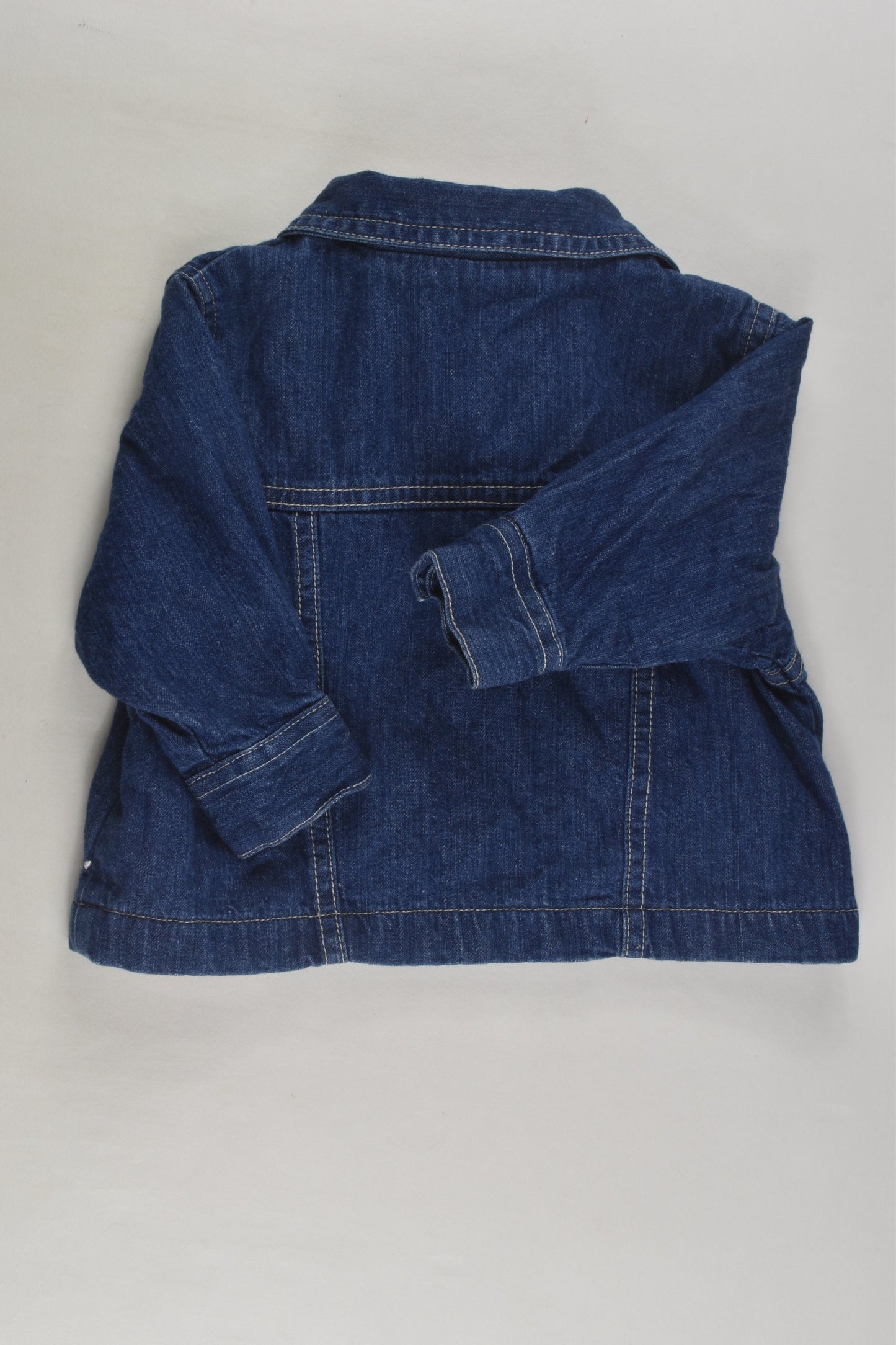 Mothercare Size 000 Fleece Lined Denim Jacket