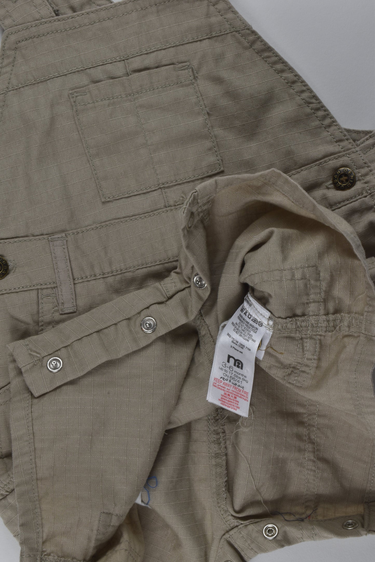 Mothercare Size 3-6 months Short Overalls