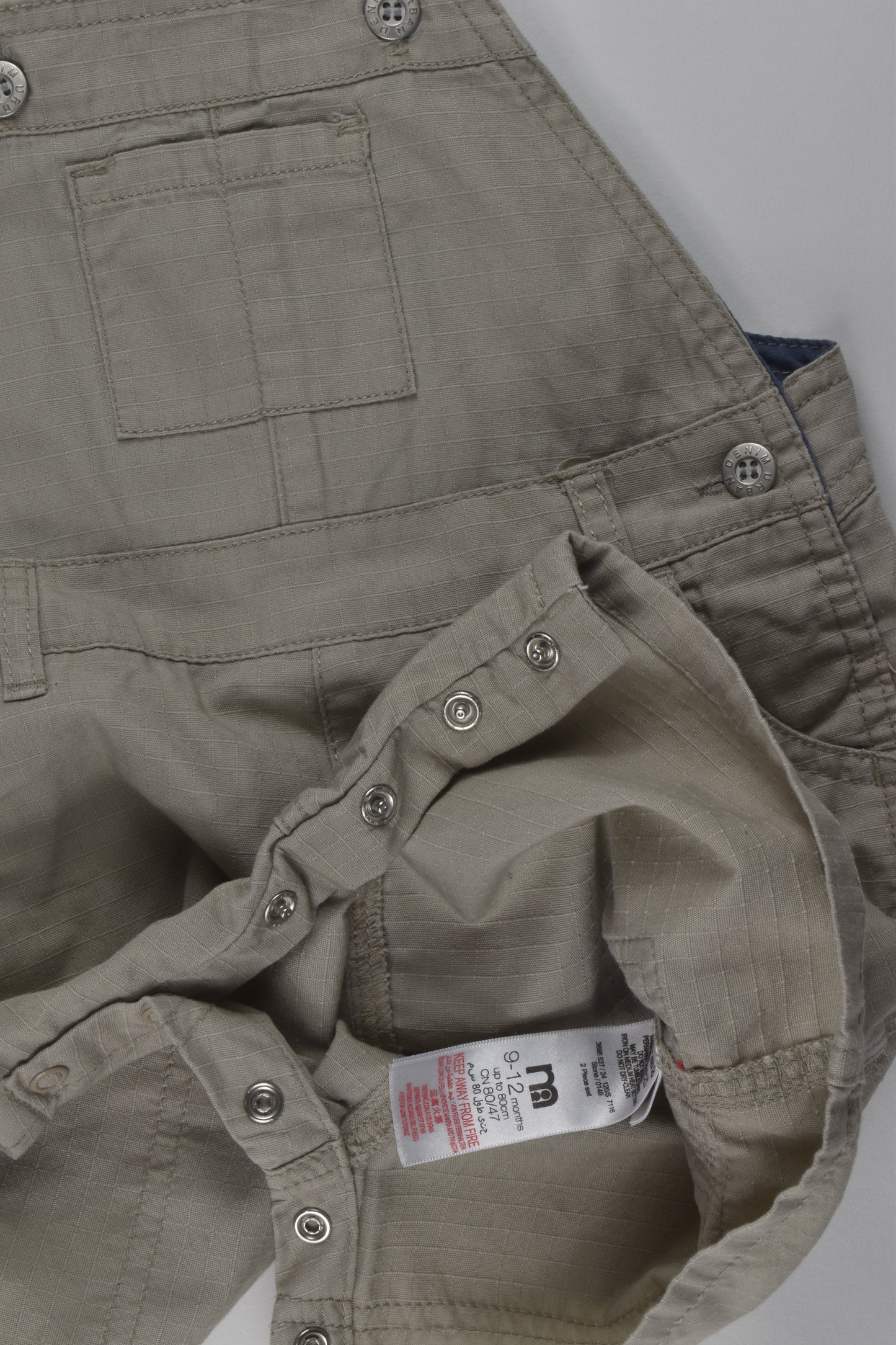 Mothercare Size 9-12 months Short Overalls