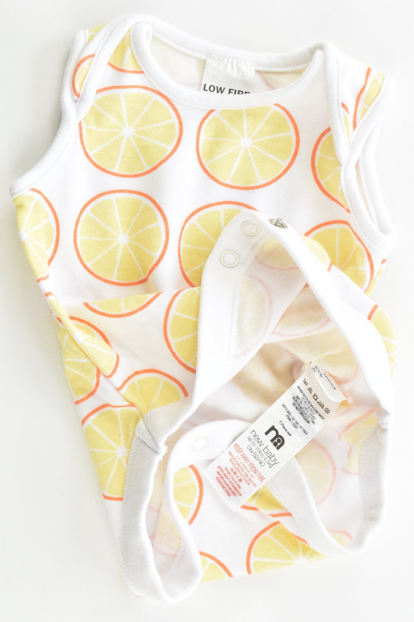 Mothercare Size New baby: up to 4.5 kg (000) Oranges Bodysuit
