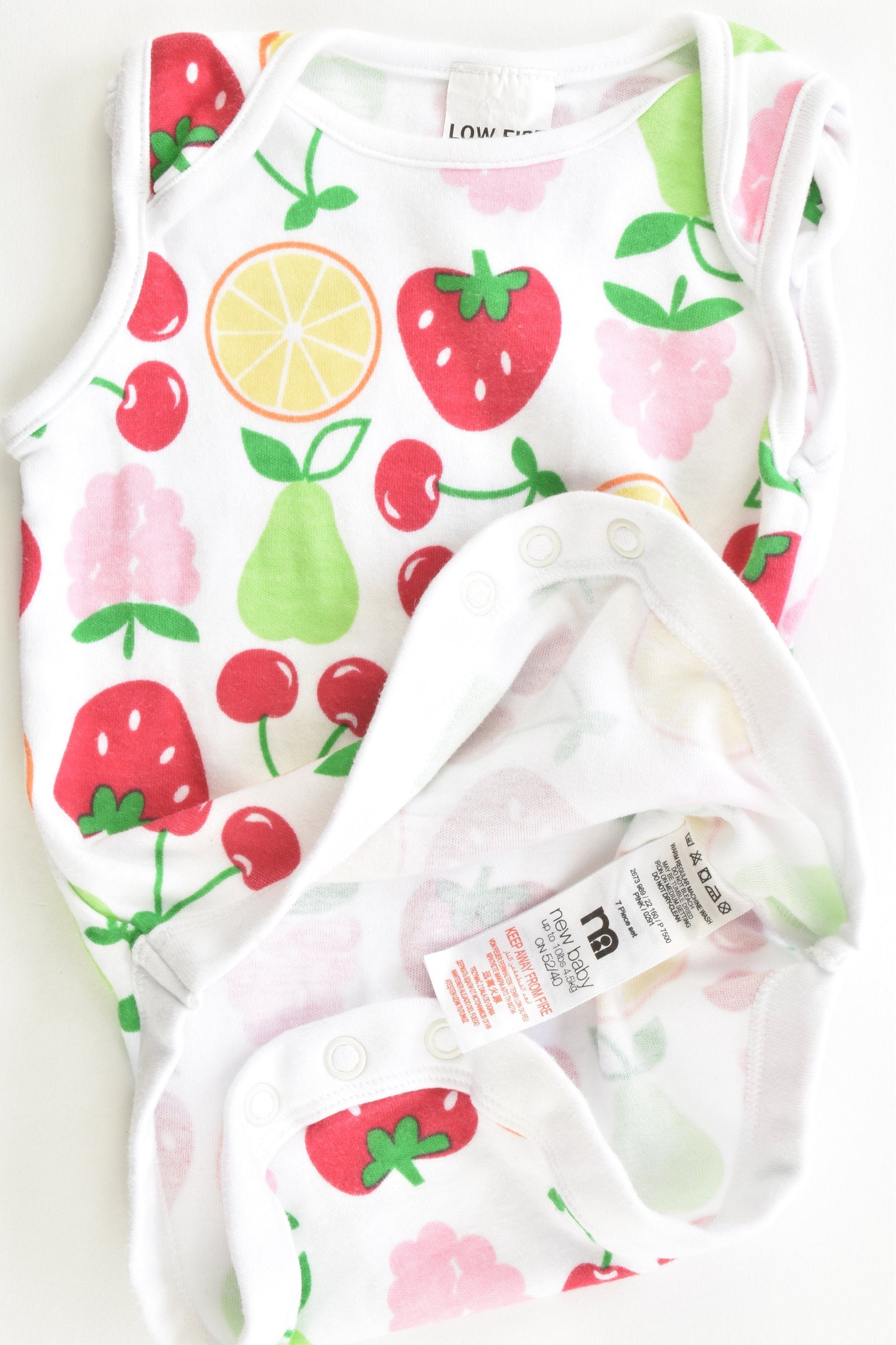 Mothercare Size New baby: up to 4.5 kg Fruit Bodysuit
