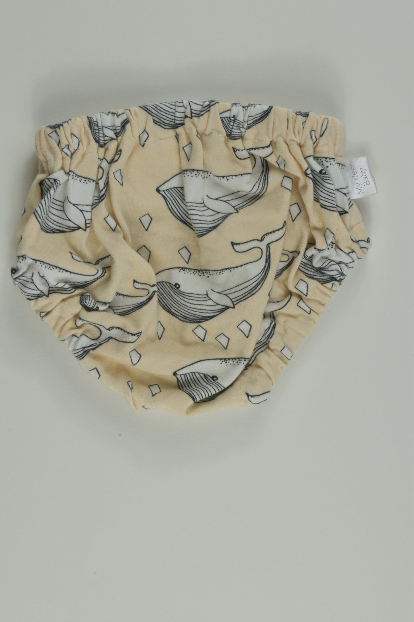 My Deer Baby Size 000 Whale Nappy Cover