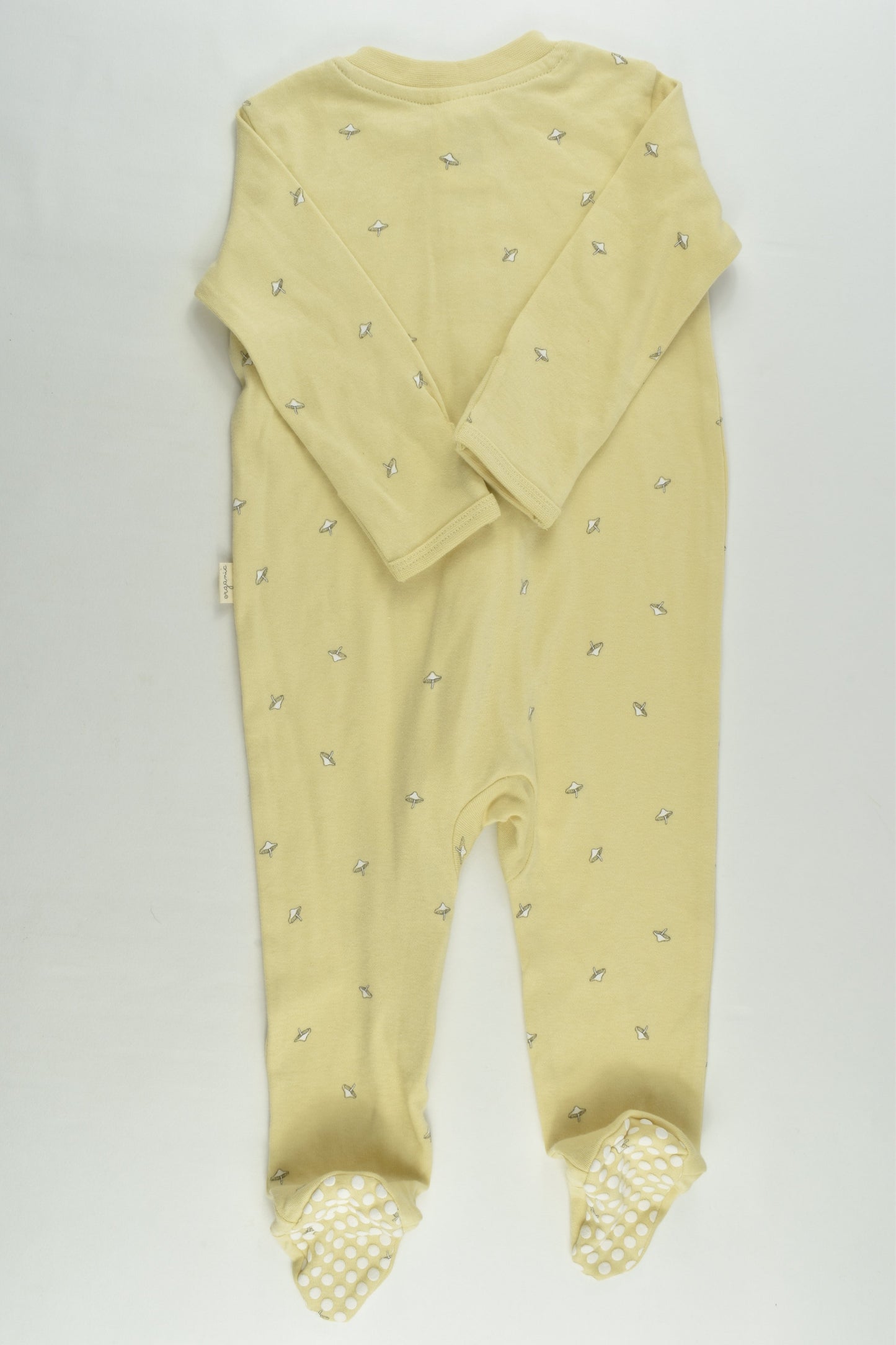 NEW Anko Size 0 Organic Mushroom Footed Romper