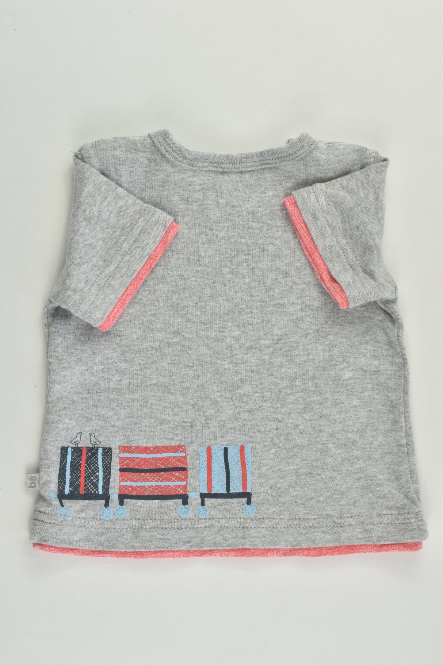 NEW Bébé by Minihaha Size 00 (3-6 months) Train T-shirt