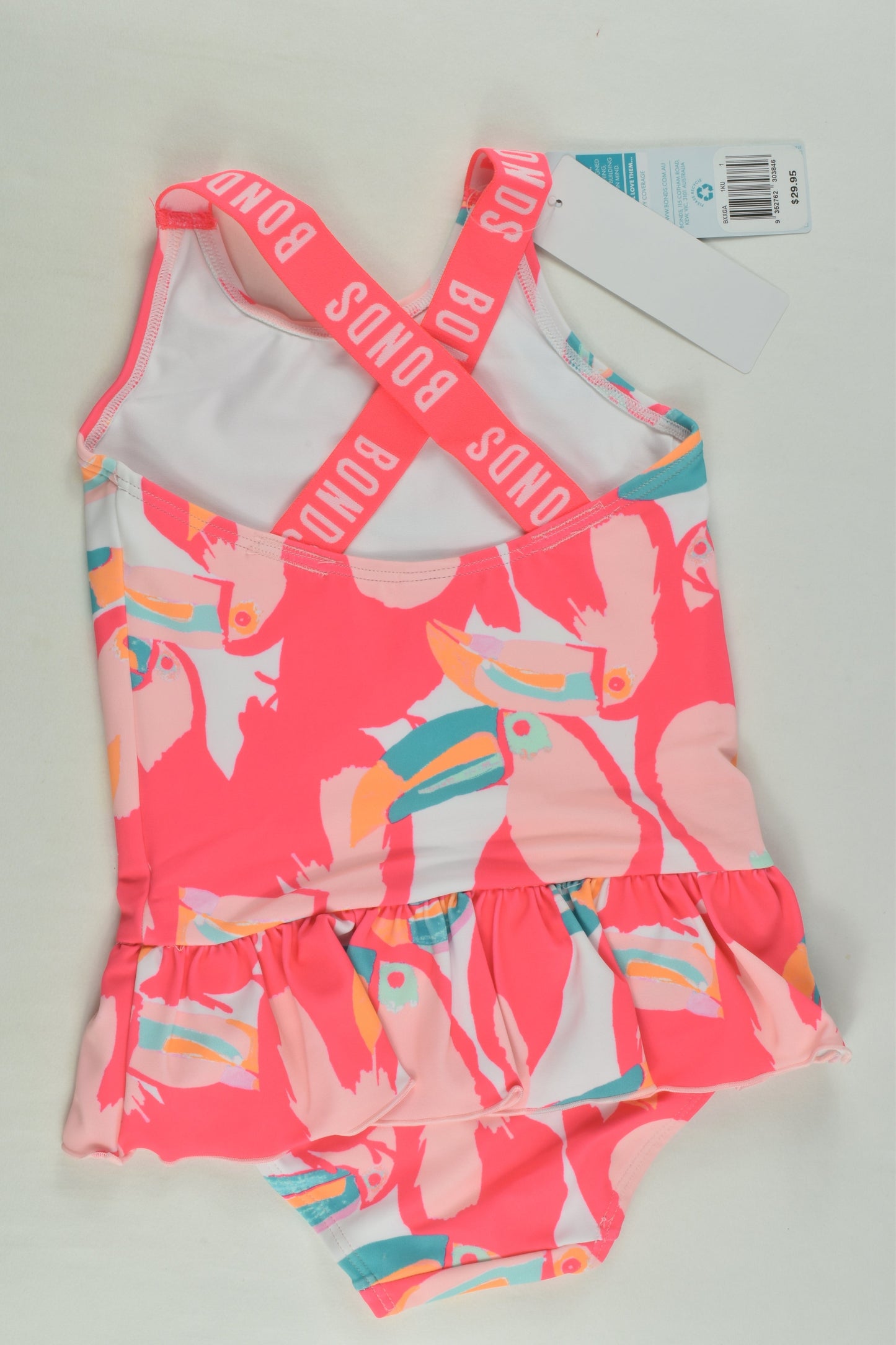 NEW Bonds Size 1 Toucan Lined Bathers