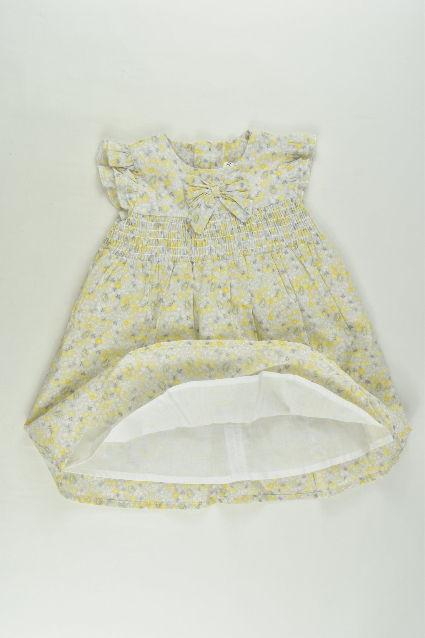 NEW Coccodrillo Size 0 (74 cm) Lined Floral Dress