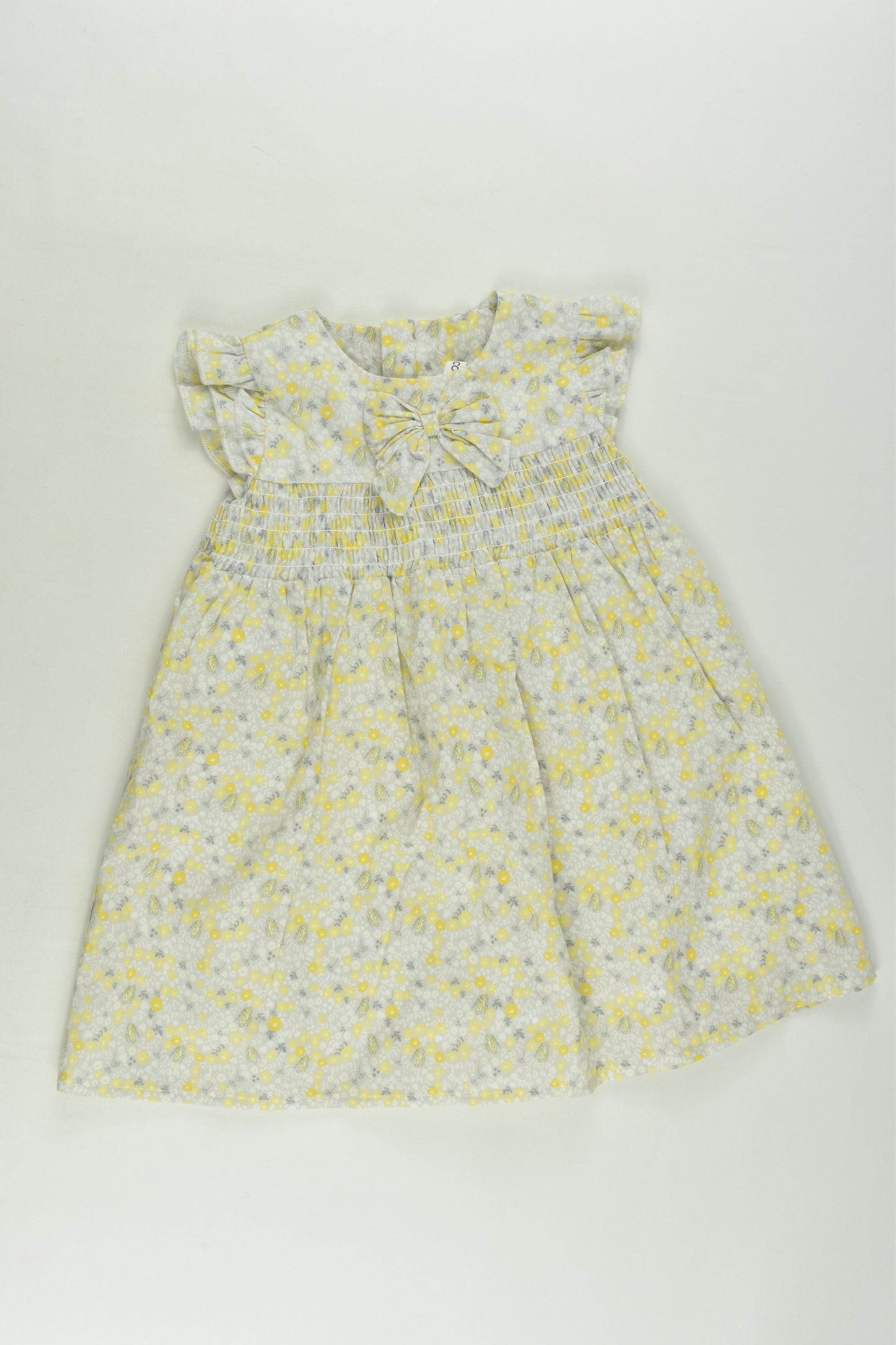 NEW Coccodrillo Size 0 (74 cm) Lined Floral Dress