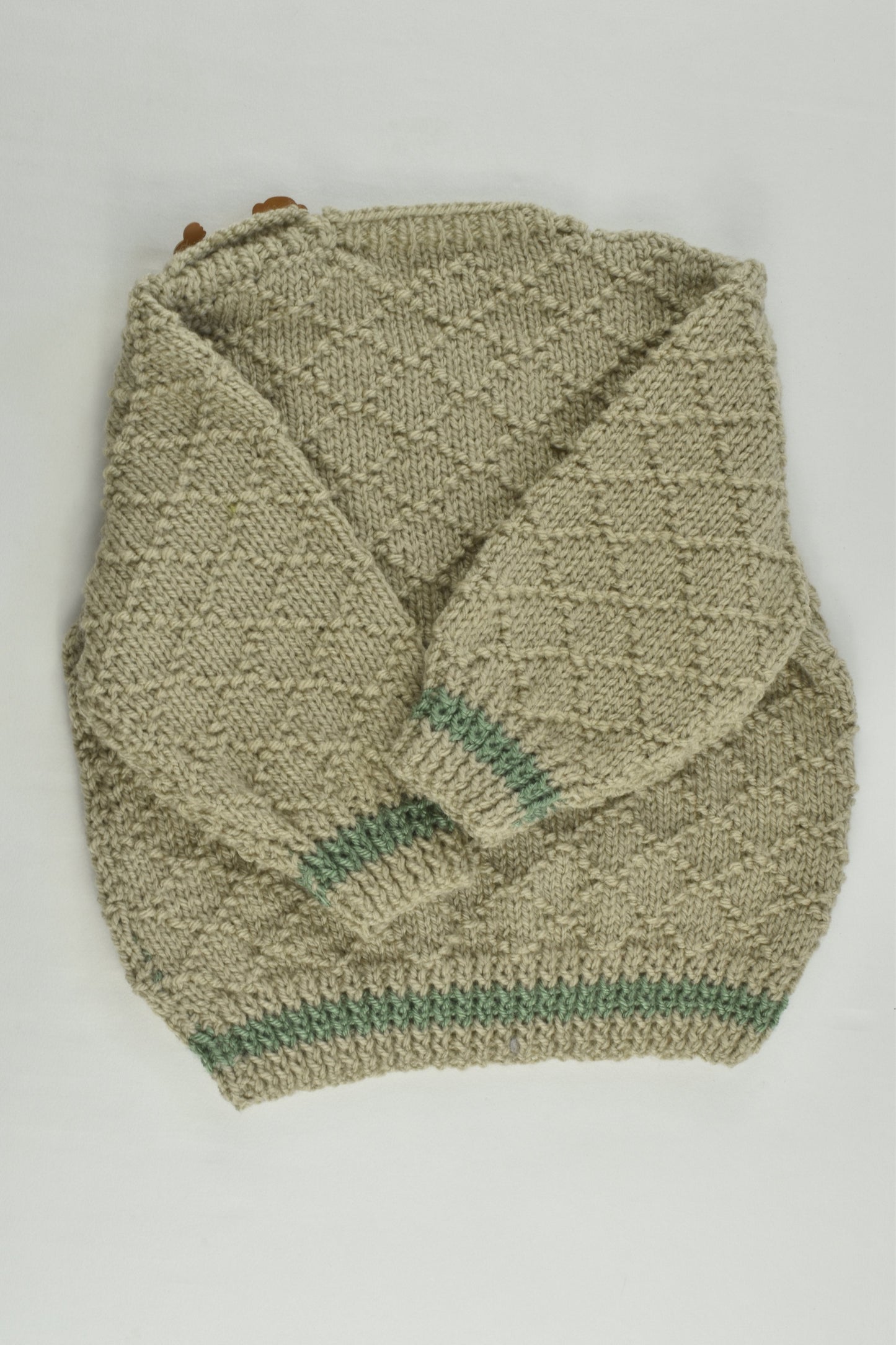 NEW Handmade Size approx 0-1 Monkey and Koala Buttons Knitted Jumper