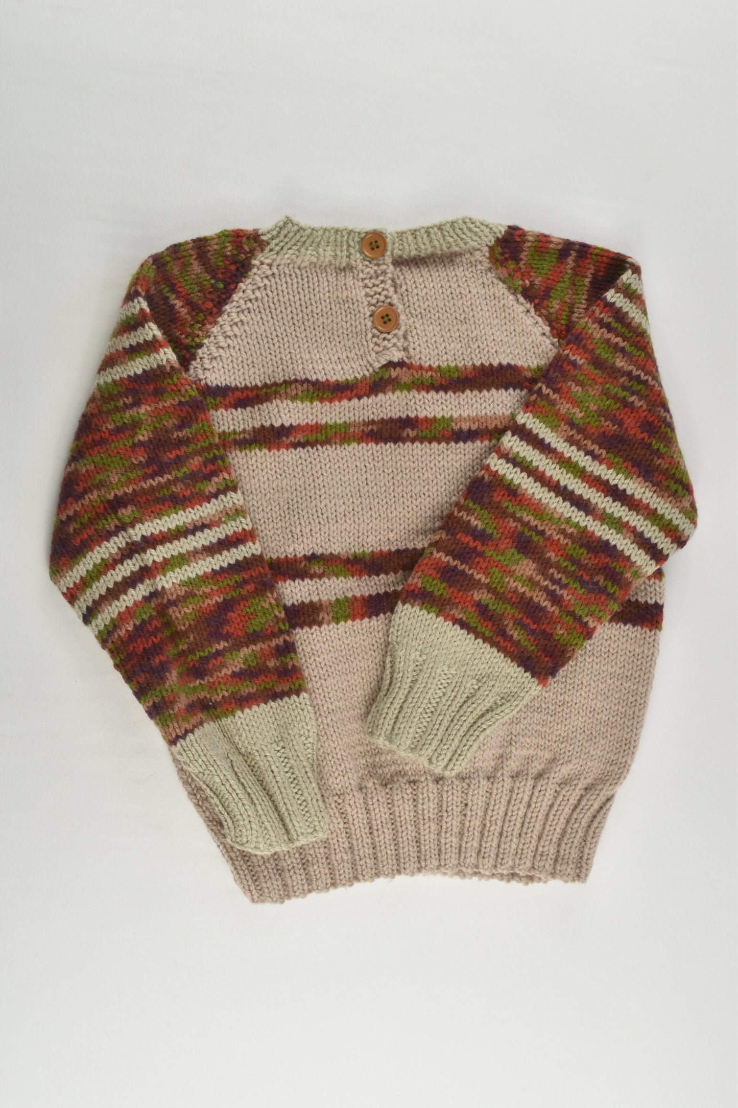 NEW Handmade Size approx 2-3 Knitted Jumper