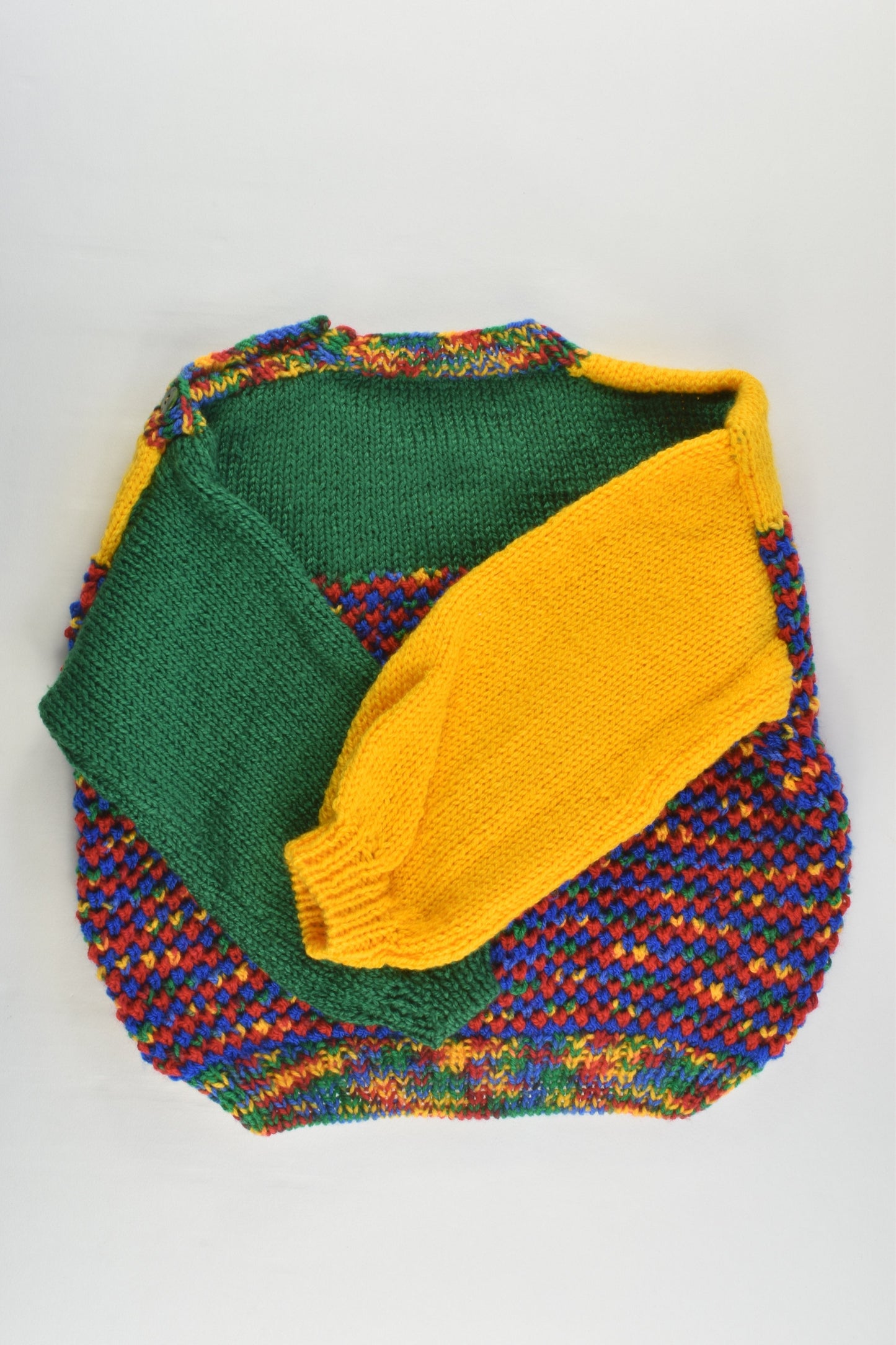 NEW Handmade Size approx 2-3 Knitted Jumper