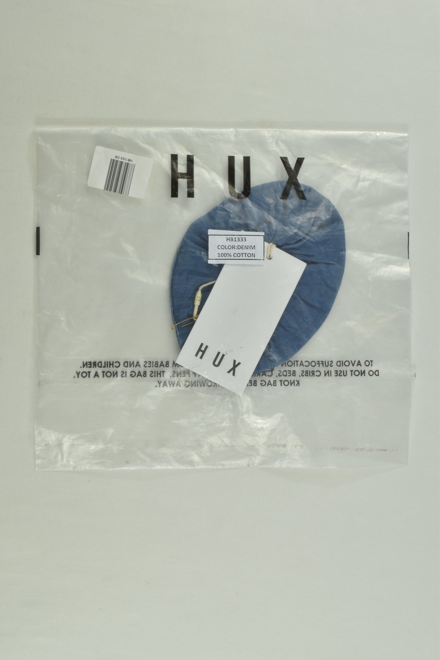 NEW Huxbaby One Size Denim Scrunchie
